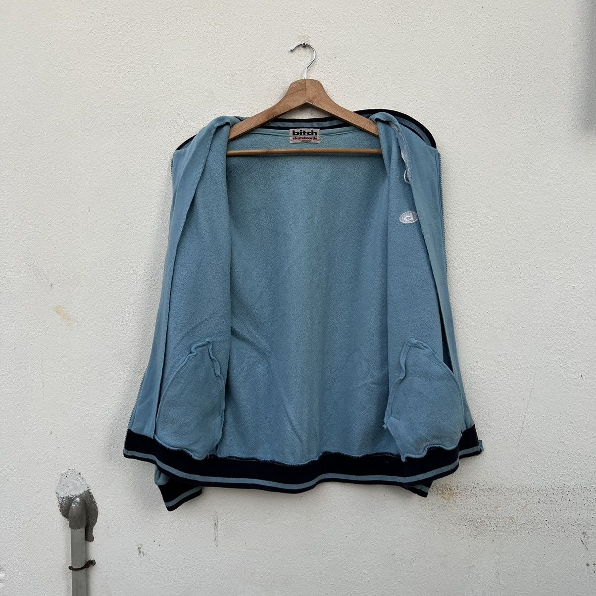 Japanese Brand VARSITY JACKET BITCH SKATEBOARD Size US L / EU 52-54 / 3 - 9 Thumbnail