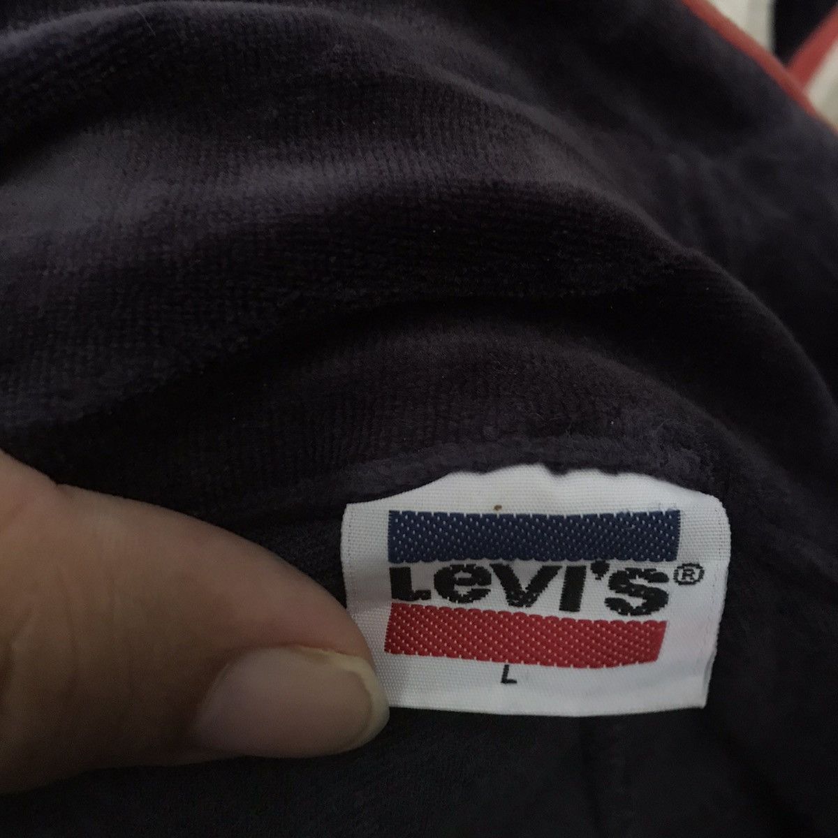 Levi's Vintage 1999 Levis USA Olympics Velour Jacket Size US L / EU 52-54 / 3 - 6 Thumbnail