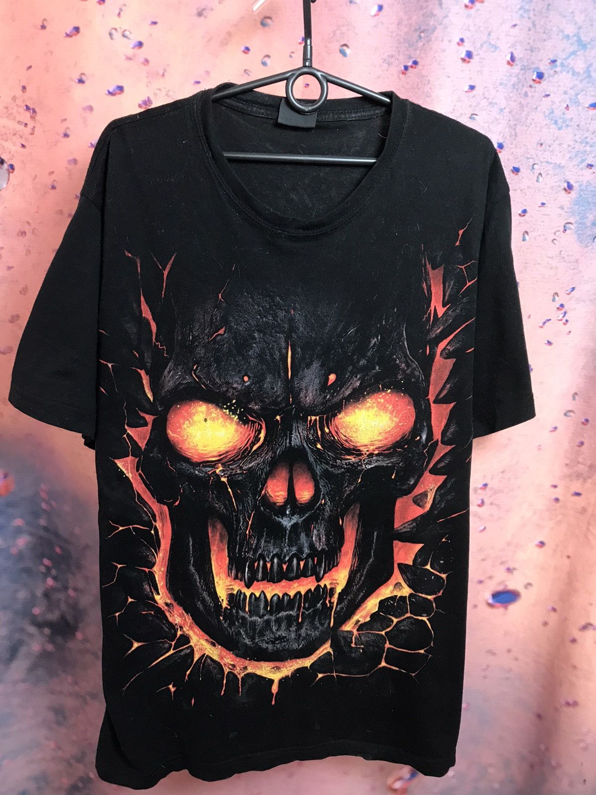 Band Tees × Vintage Vintage Skeleton logo skull band streetwear tee Size US XL / EU 56 / 4 - 2 Thumbnail