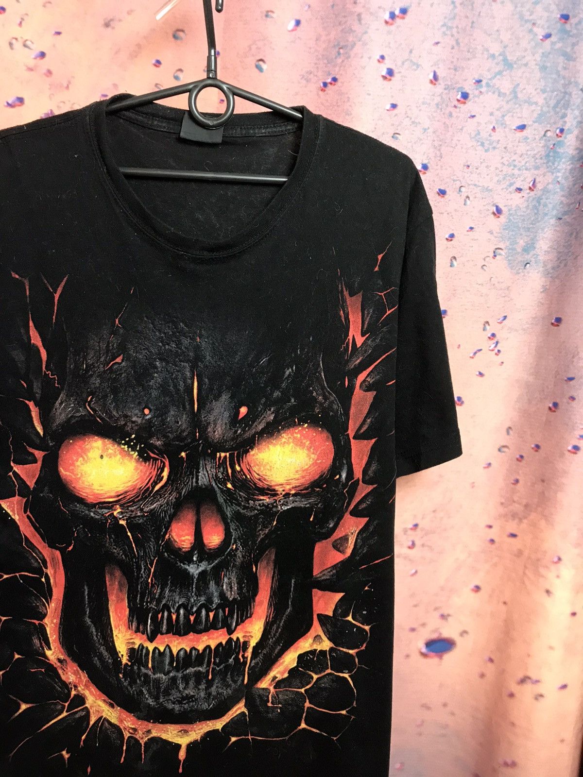 Band Tees × Vintage Vintage Skeleton logo skull band streetwear tee Size US XL / EU 56 / 4 - 1 Thumbnail