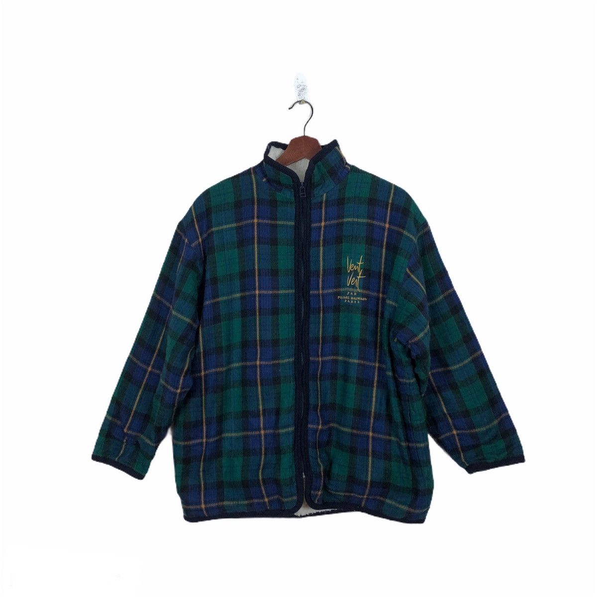 Japanese Brand TARTAN DESIGN VELVET PIERRE BALMAIN PARIS Size US M / EU 48-50 / 2 - 1 Thumbnail