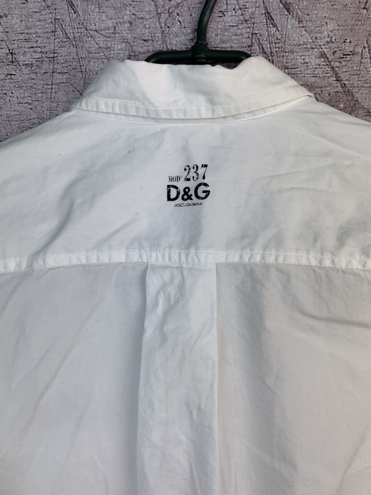 Dolce & Gabbana Dolce & Gabbana D&G Long Sleeve White Shirt Size US L / EU 52-54 / 3 - 8 Thumbnail