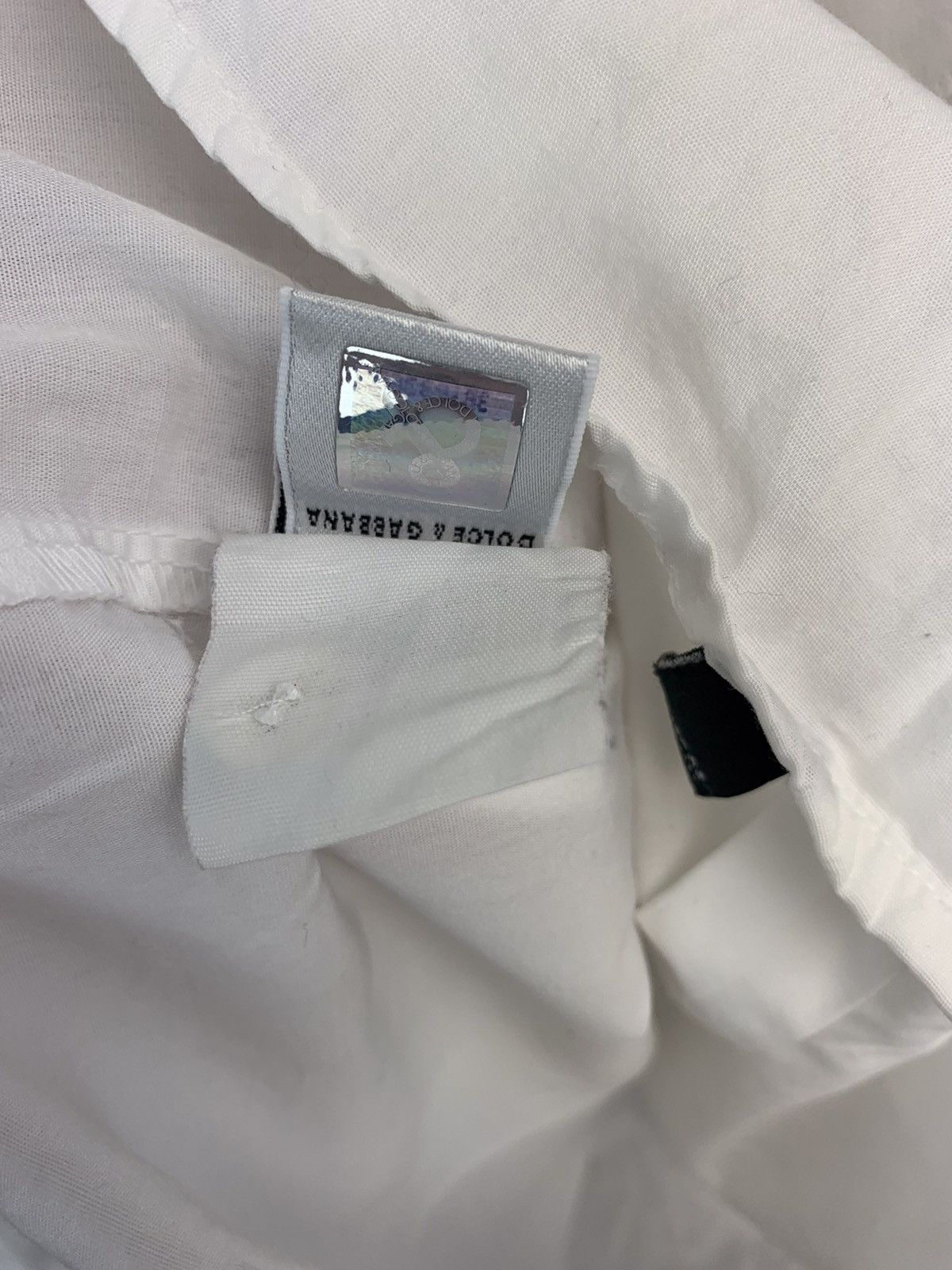 Dolce & Gabbana Dolce & Gabbana D&G Long Sleeve White Shirt Size US L / EU 52-54 / 3 - 7 Thumbnail