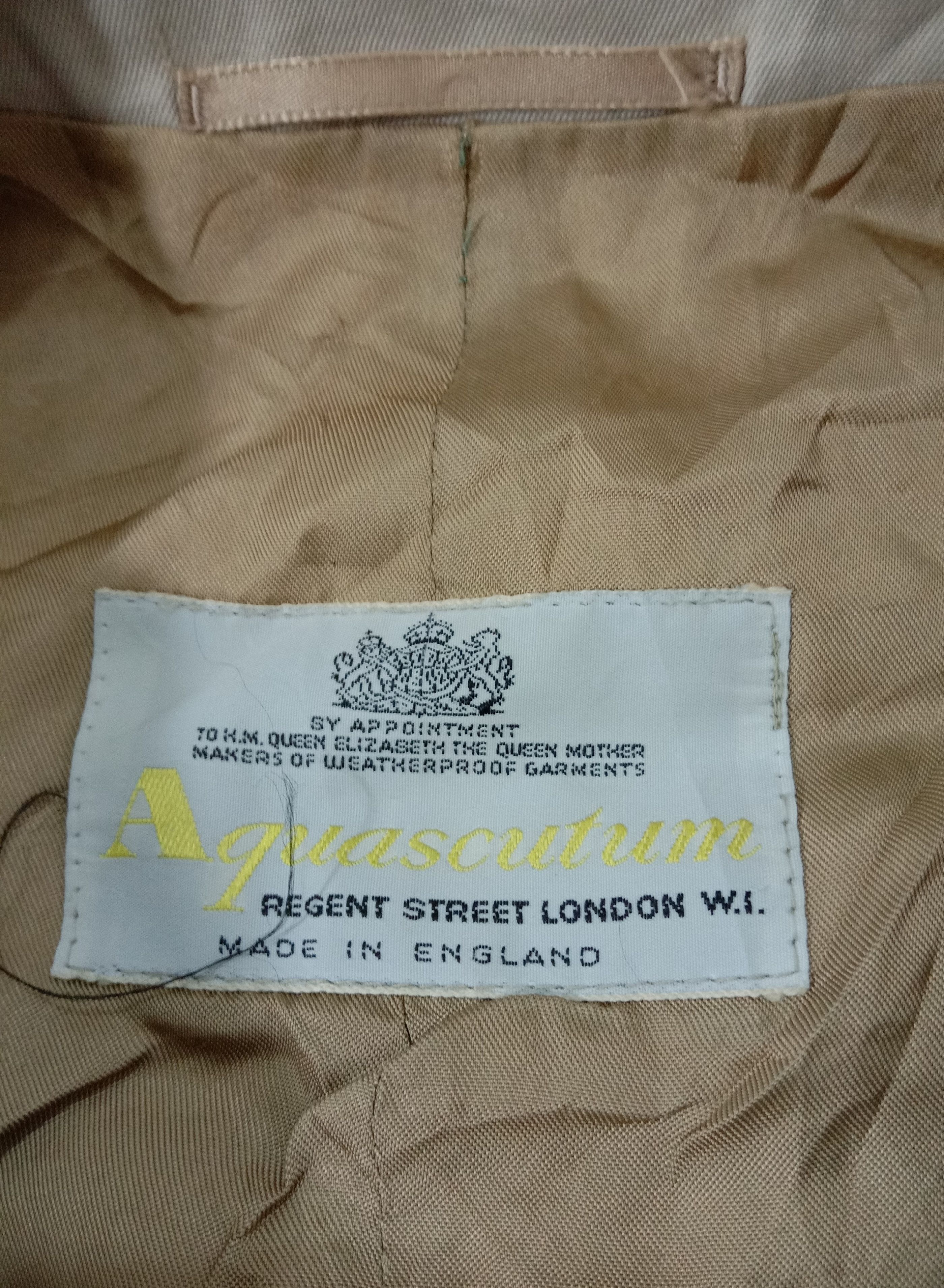 Aquascutum AQUASCUTUM Aqua Trench Coat Made In England Parka Jacket Size US L / EU 52-54 / 3 - 2 Thumbnail