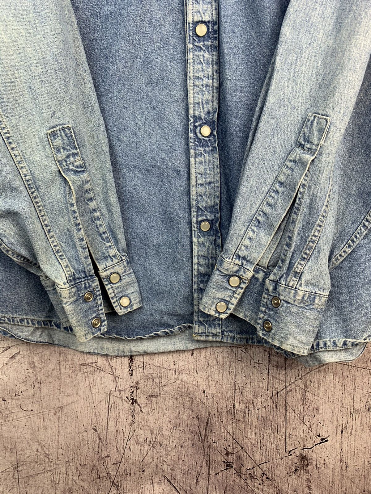 Levi's × Levi's Vintage Clothing × Vintage Levi’s Jeans Shirt Long Sleeve Vintage 90’s Size US XL / EU 56 / 4 - 3 Thumbnail