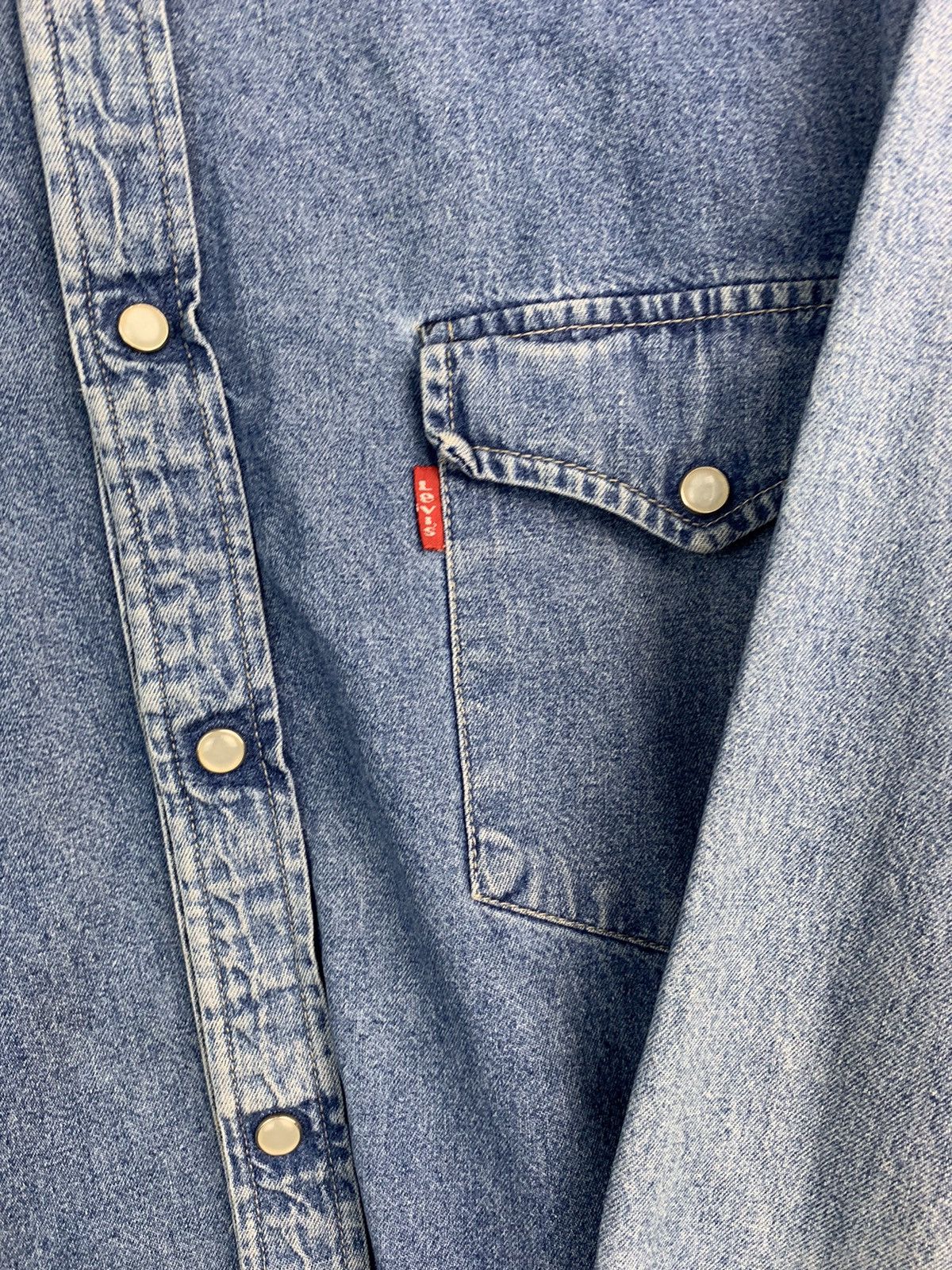 Levi's × Levi's Vintage Clothing × Vintage Levi’s Jeans Shirt Long Sleeve Vintage 90’s Size US XL / EU 56 / 4 - 6 Thumbnail