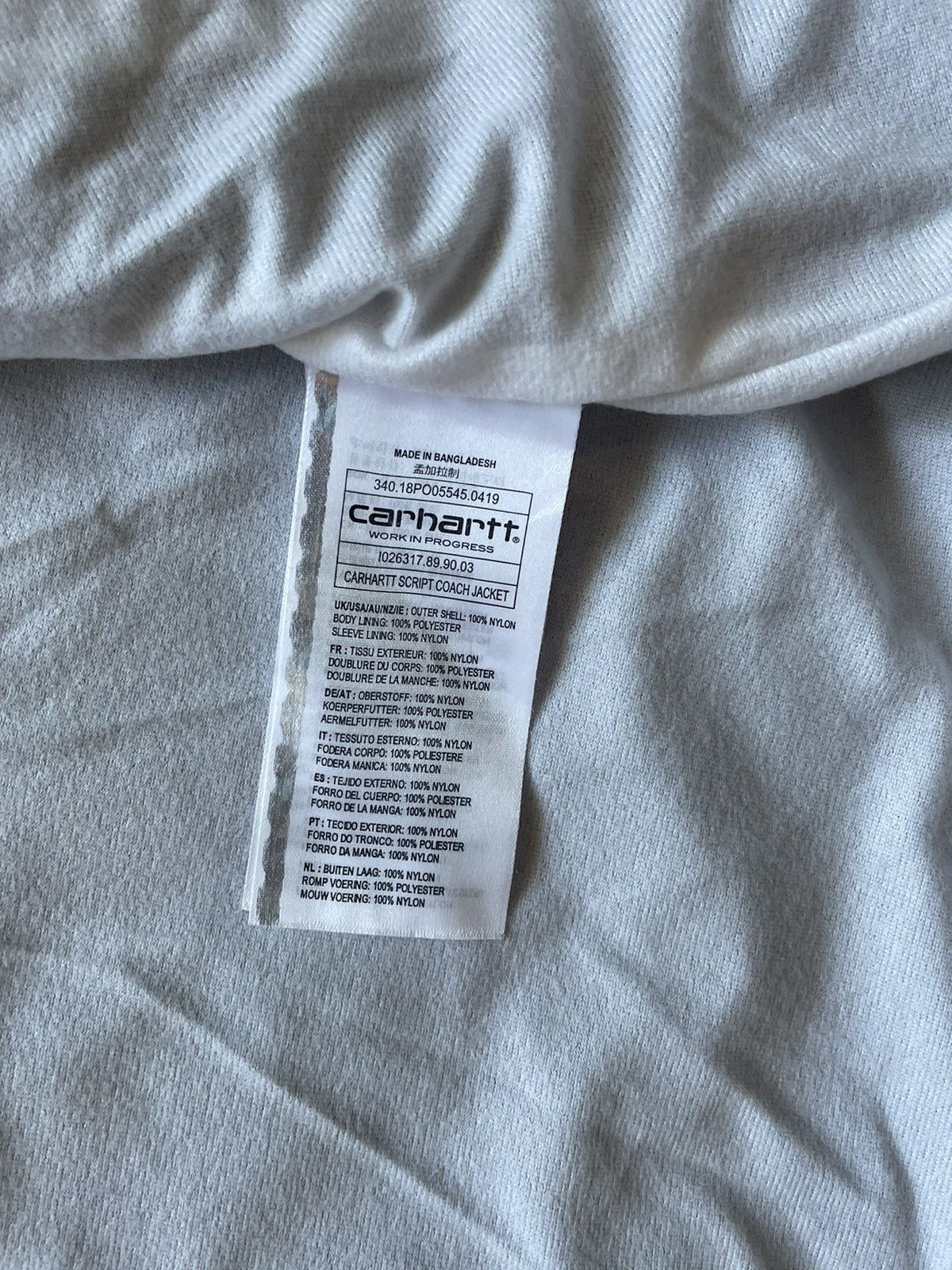 Carhartt light jacket oversize