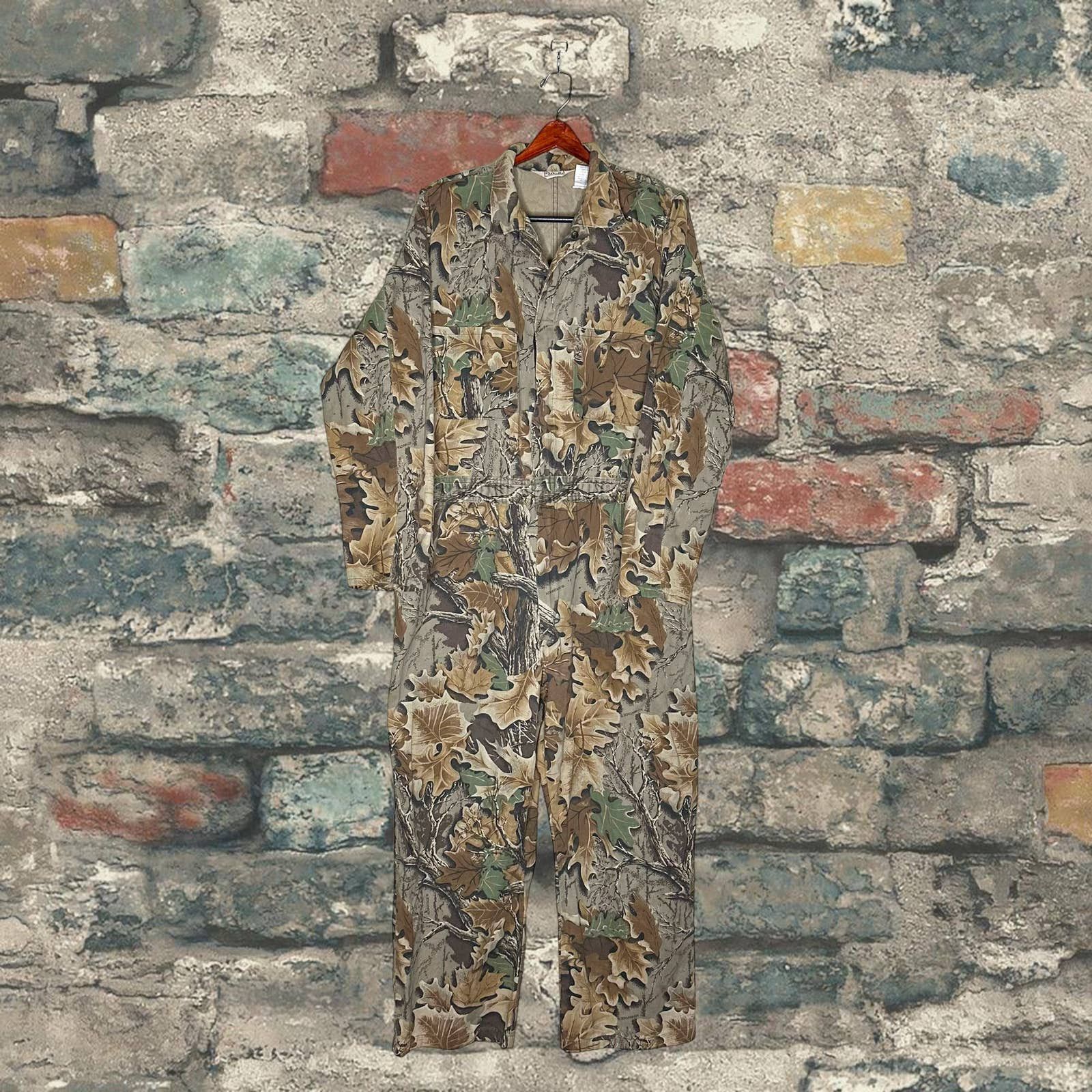 Vintage Vintage Hunting Camo Coveralls Walls Woodland Baggy Fit 90s