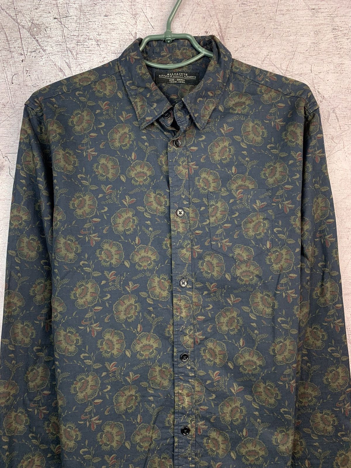 Allsaints Allsaints Mens Ashbury Long Sleeve Shirt Size US S / EU 44-46 / 1 - 2 Thumbnail