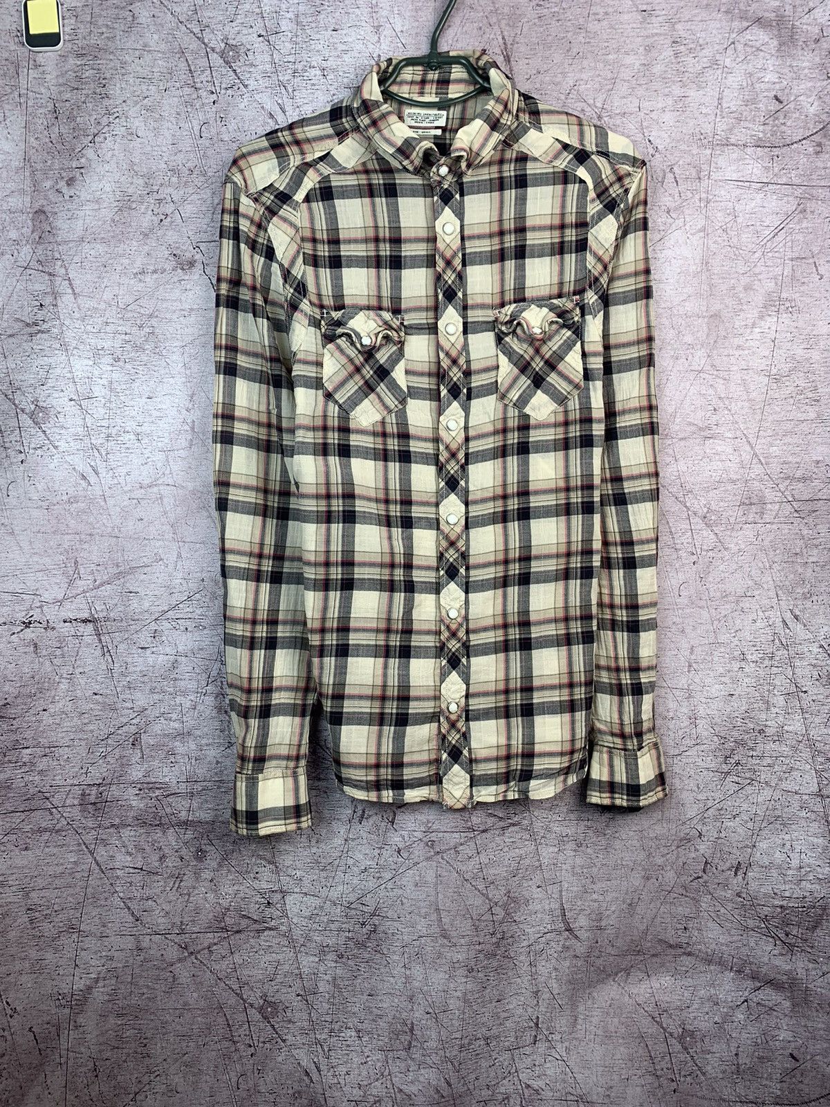 Allsaints Allsaints Mens Spuretow Long Sleeve Shirt Size US S / EU 44-46 / 1 - 1 Thumbnail