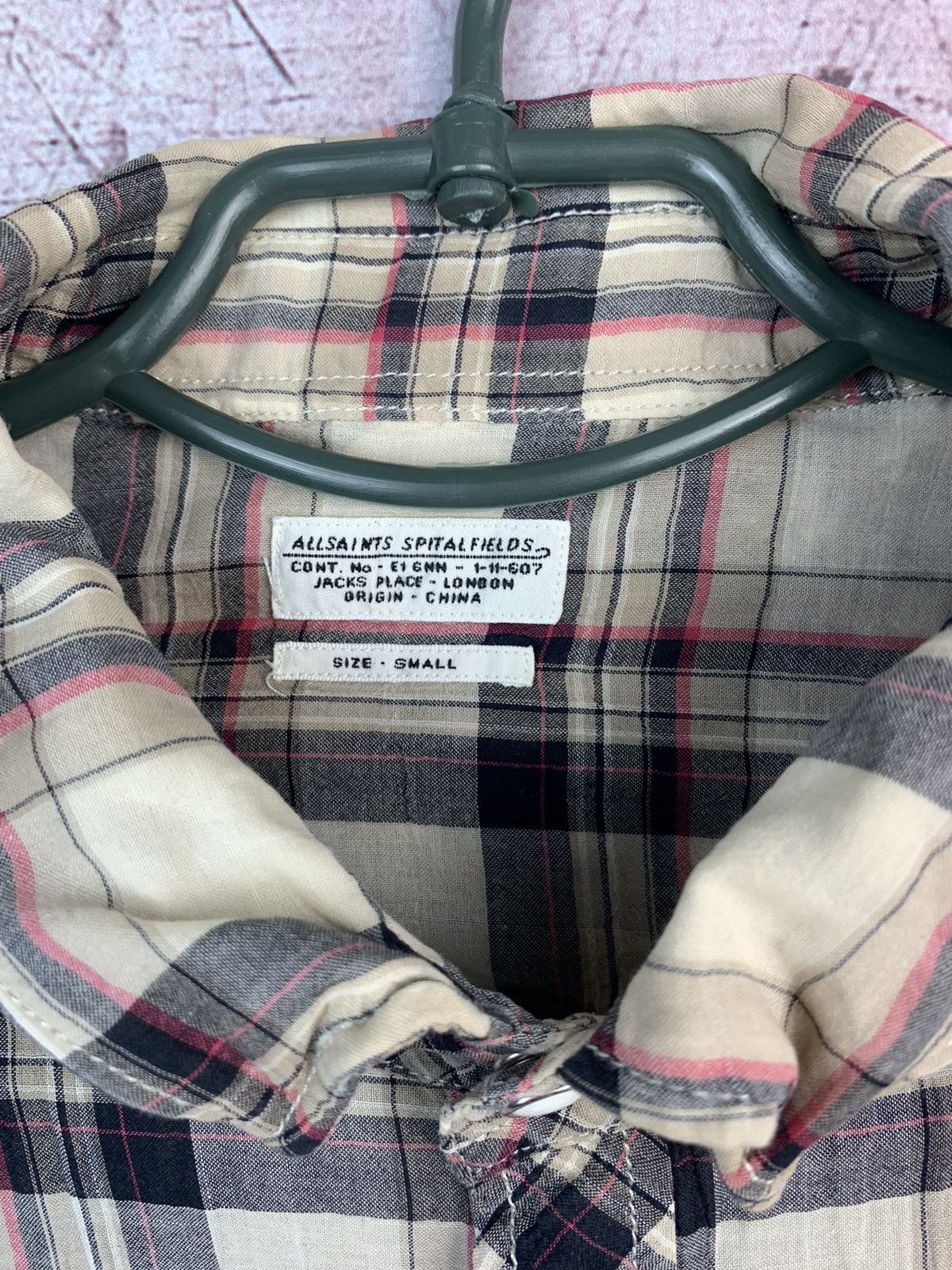 Allsaints Allsaints Mens Spuretow Long Sleeve Shirt Size US S / EU 44-46 / 1 - 6 Thumbnail