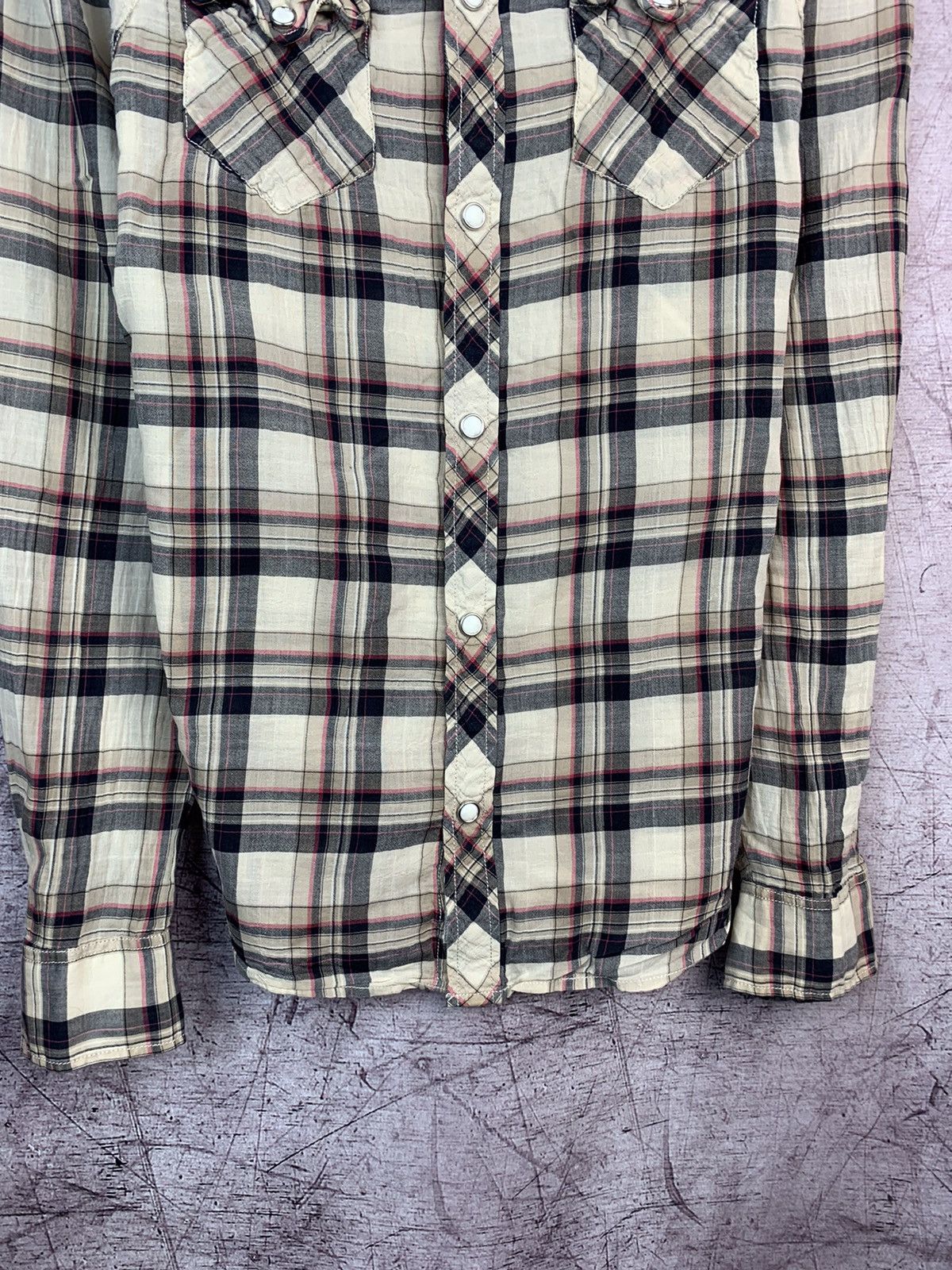 Allsaints Allsaints Mens Spuretow Long Sleeve Shirt Size US S / EU 44-46 / 1 - 3 Thumbnail