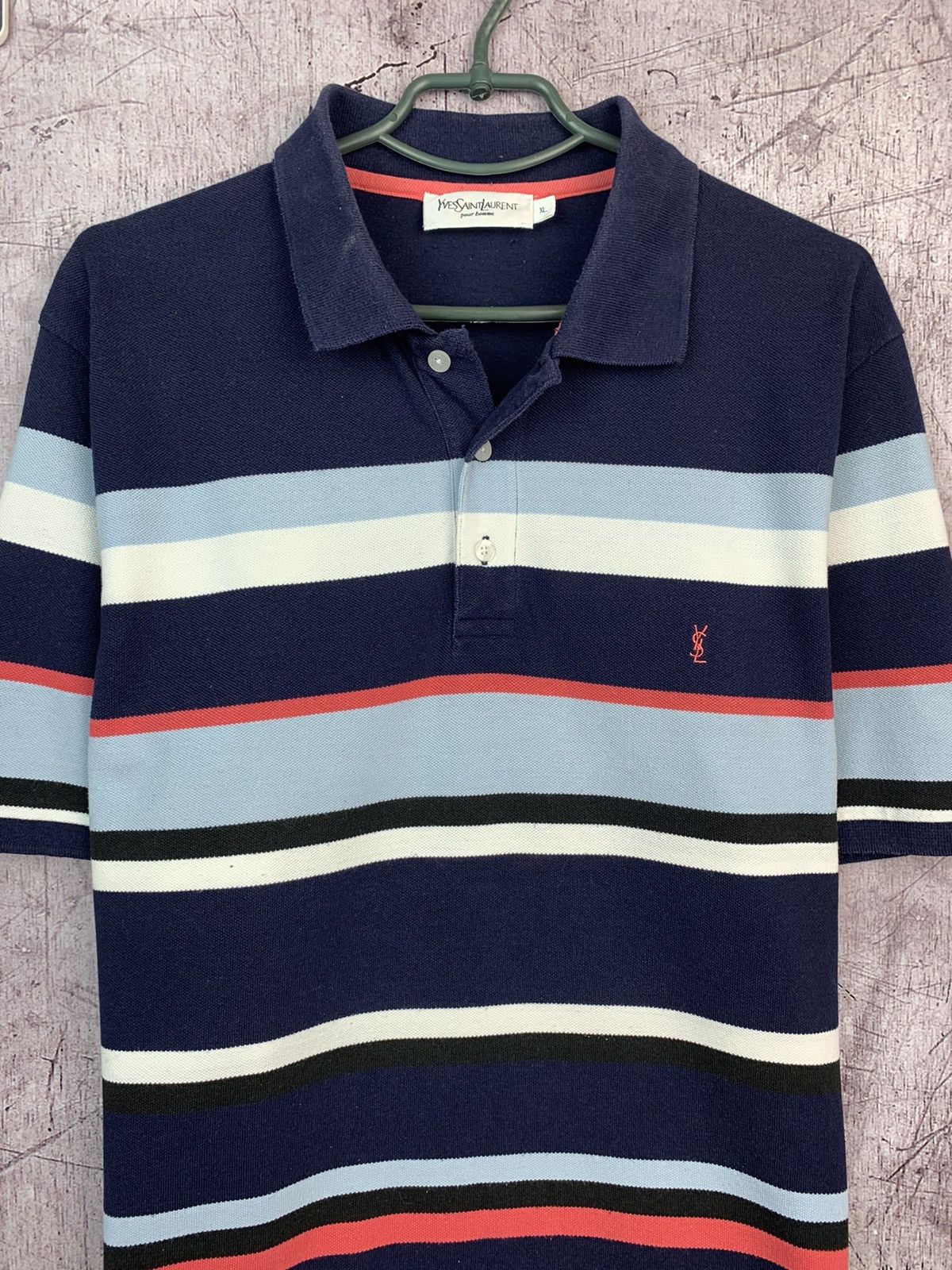 Vintage Vintage Yves Saint Laurent Polo Size US XL / EU 56 / 4 - 3 Thumbnail
