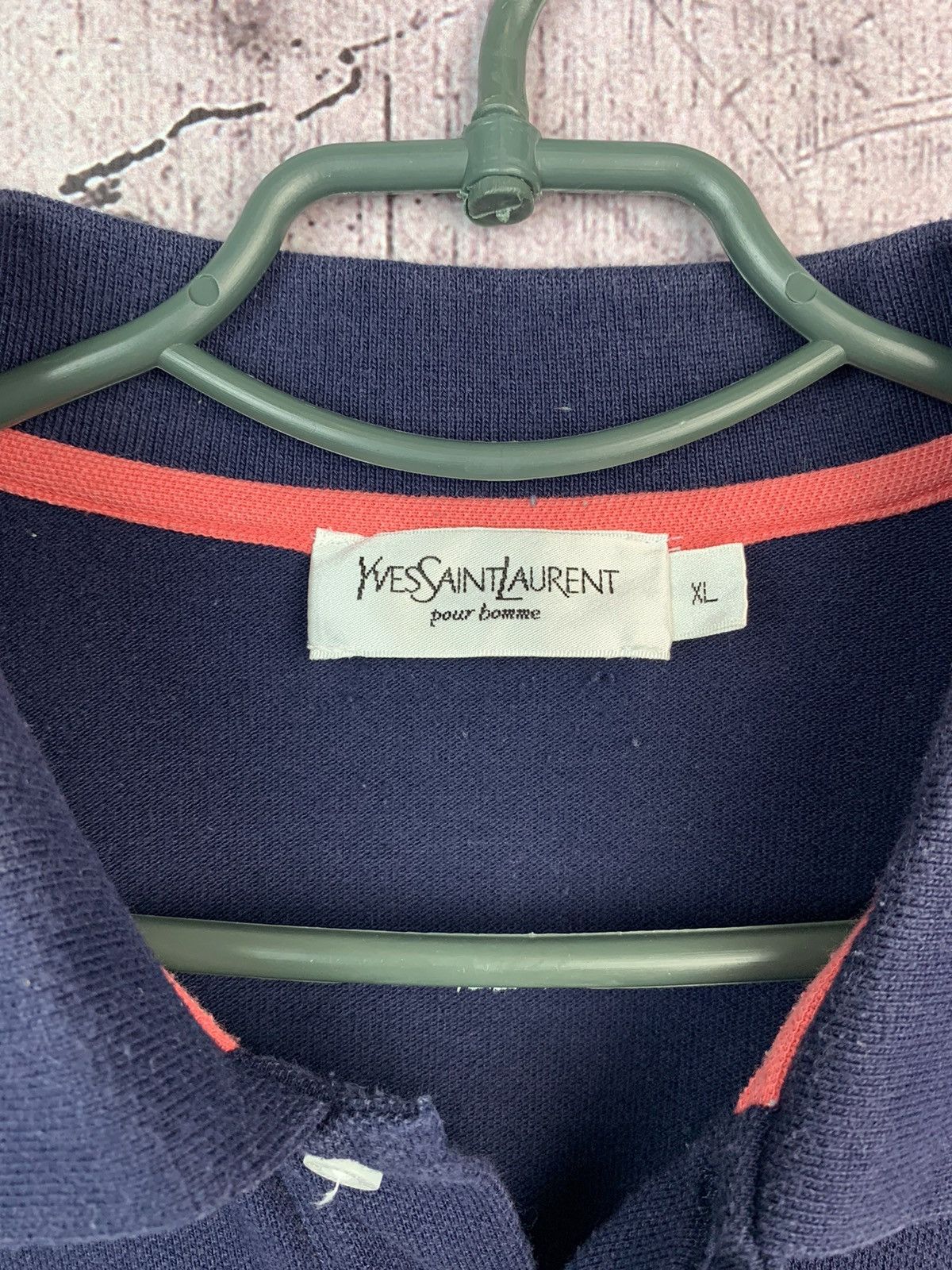 Vintage Vintage Yves Saint Laurent Polo Size US XL / EU 56 / 4 - 5 Thumbnail