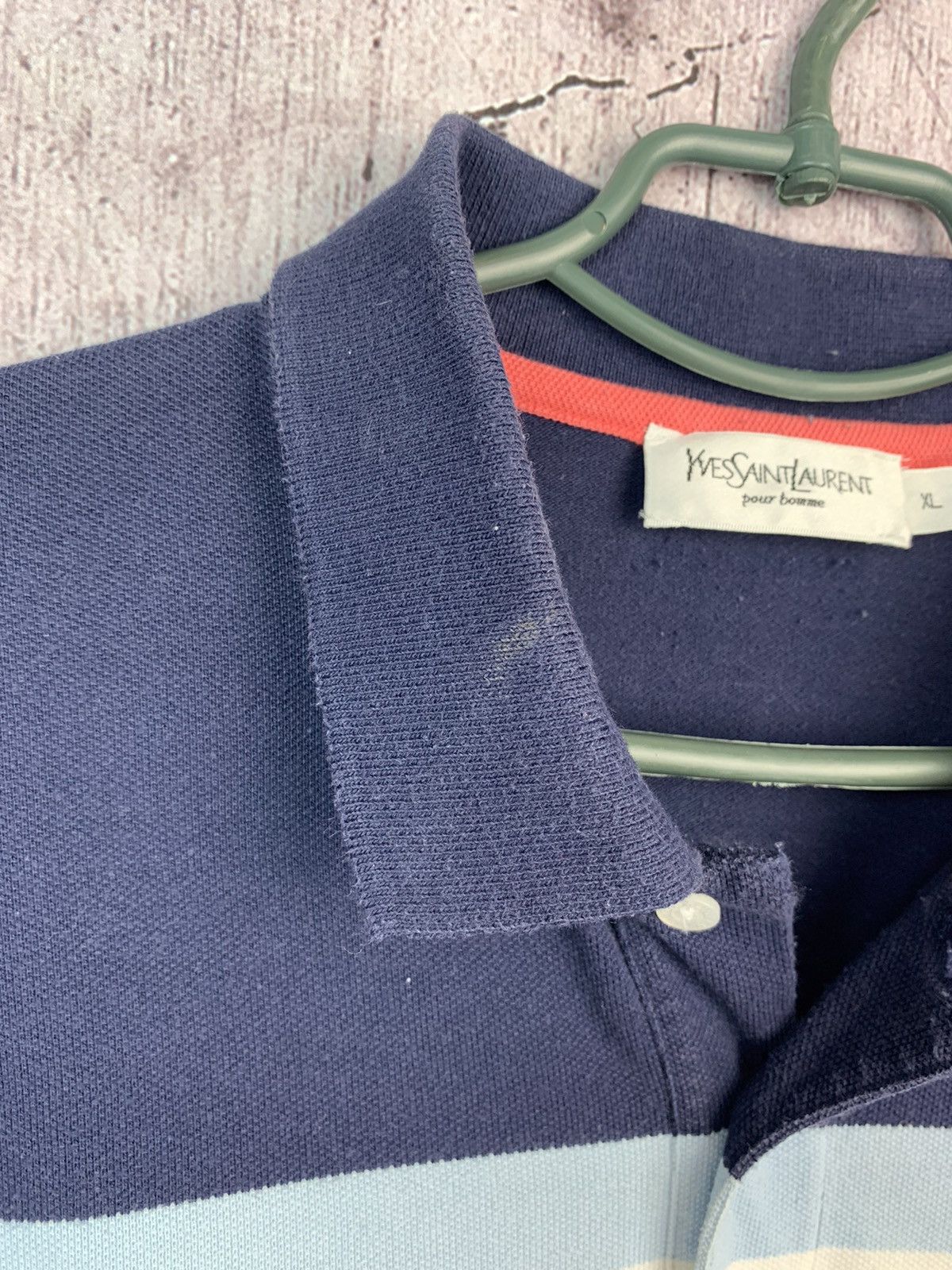 Vintage Vintage Yves Saint Laurent Polo Size US XL / EU 56 / 4 - 4 Thumbnail
