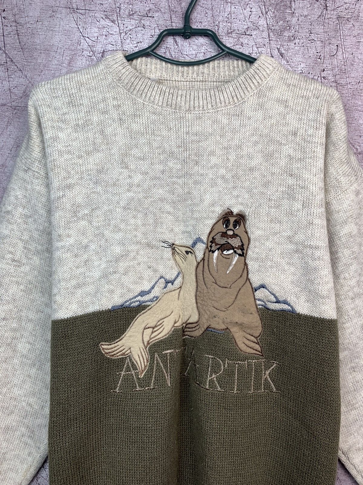 Vintage Art Vintage Mens Antartic Sweater Old Money Size US M / EU 48-50 / 2 - 3 Thumbnail