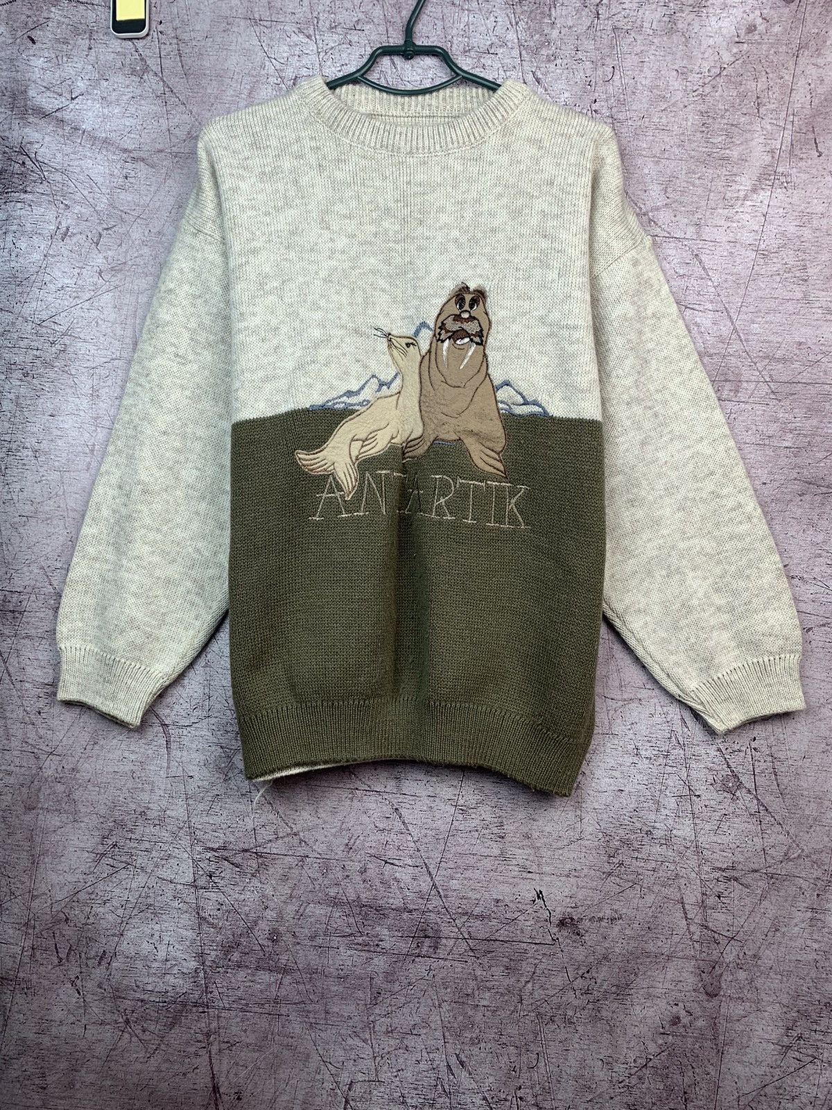 Vintage Art Vintage Mens Antartic Sweater Old Money Size US M / EU 48-50 / 2 - 1 Thumbnail