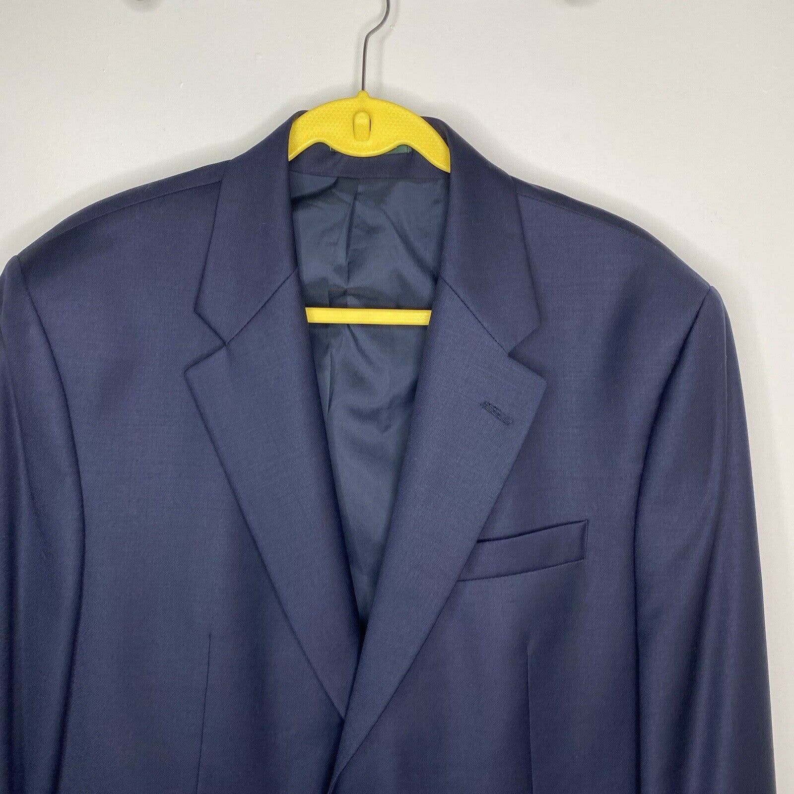 Lauren Ralph Lauren Lauren Ralph Lauren Navy Wool Blazer Size 42L - 2 Thumbnail
