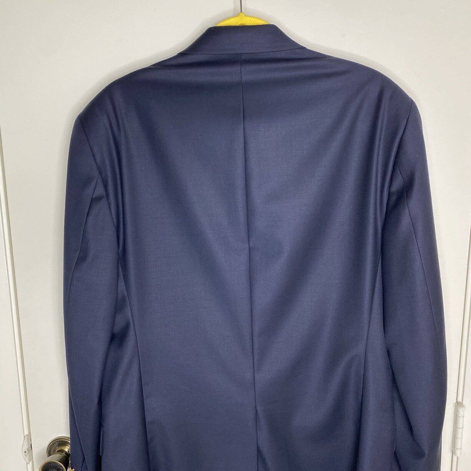 Lauren Ralph Lauren Lauren Ralph Lauren Navy Wool Blazer Size 42L - 8 Thumbnail