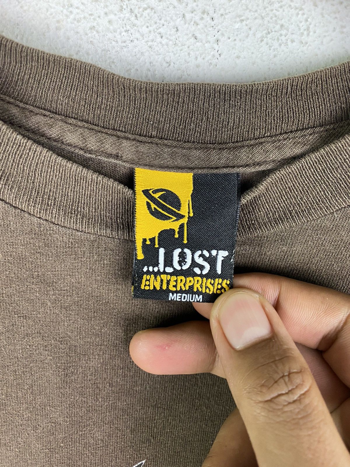 Lost Enterprises × Vintage Vintage Lost Enterprises Skate Surf T-Shirt Brown Medium Size US M / EU 48-50 / 2 - 6 Thumbnail