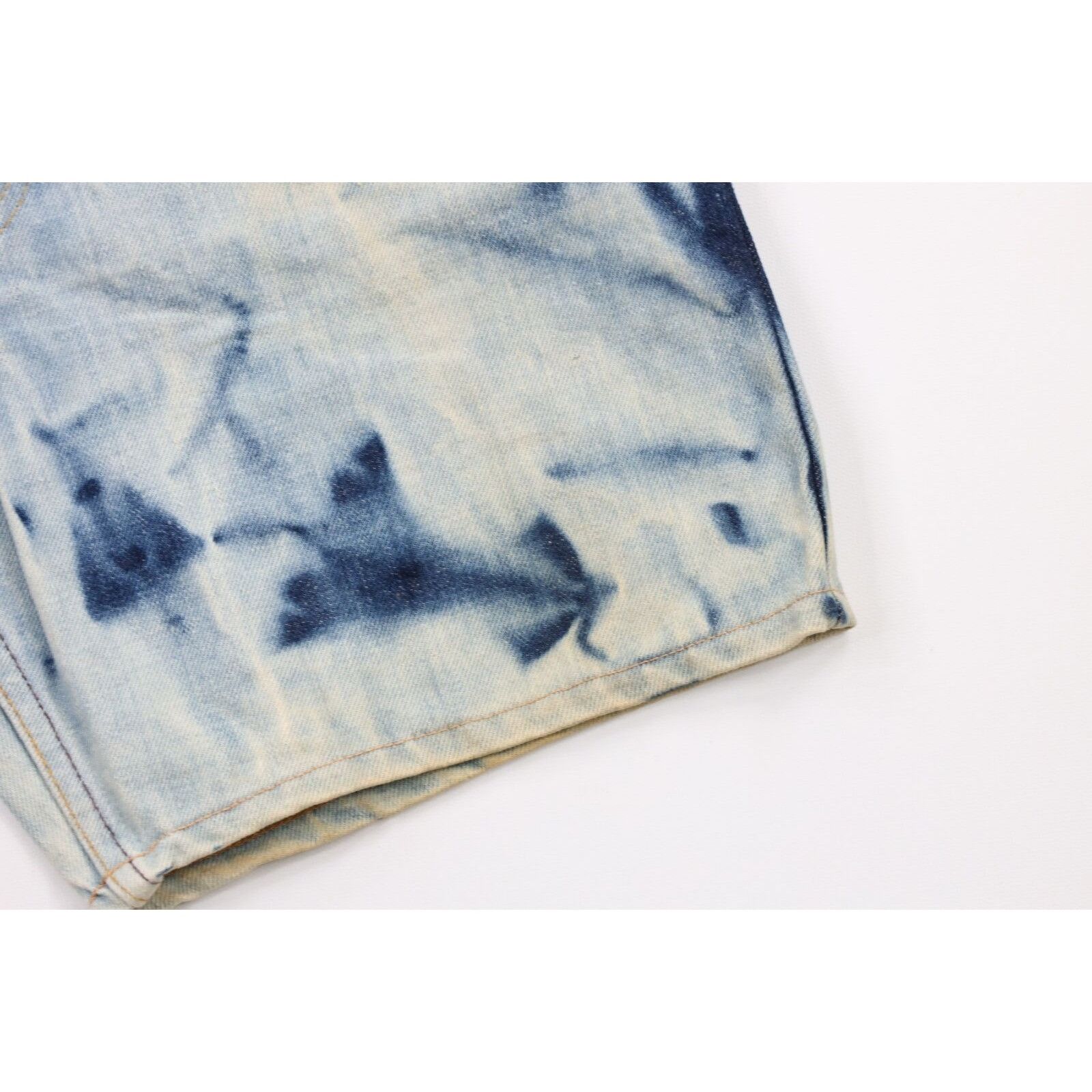 Levi's × Vintage Vintage 70s Levis Orange Tab Acid Wash Jean Shorts Jorts Size US 32 / EU 48 - 4 Thumbnail
