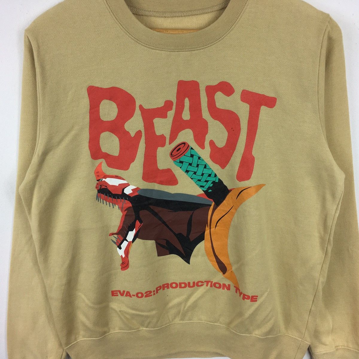 Anime × Japanese Brand EVANGELION BEAST ANIME ACTION MOVIE SWEATSHIRT Size US S / EU 44-46 / 1 - 3 Thumbnail
