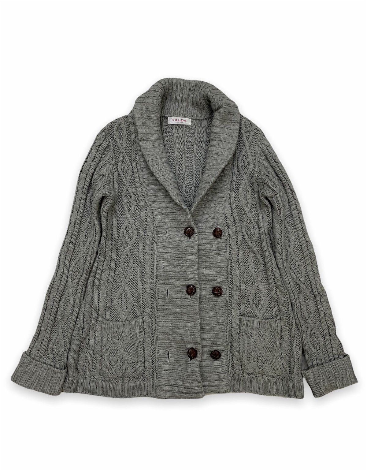 Japanese Brand Cardigan Colza Japanese Brand Button Knitwear Jacket Size US L / EU 52-54 / 3 - 1 Thumbnail