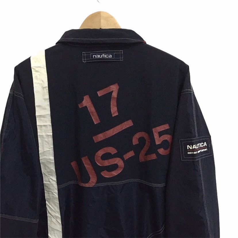 Nautica × Vintage VINTAGE NAUTICA OCEAN SPORTSMAN BIG LOGO ZIPPER JACKET Size US L / EU 52-54 / 3 - 4 Thumbnail