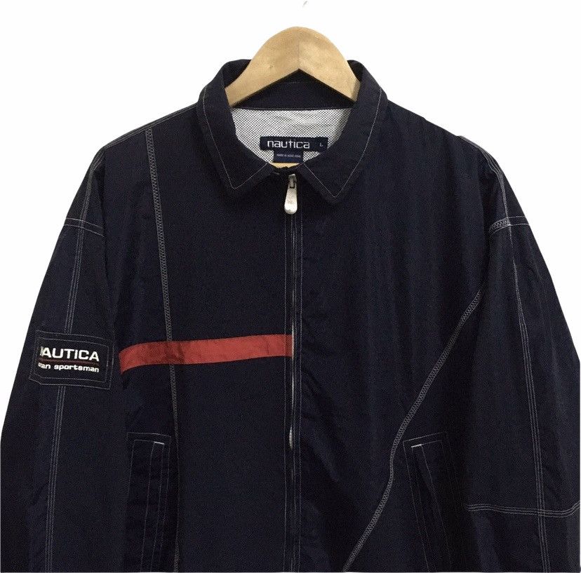Nautica × Vintage VINTAGE NAUTICA OCEAN SPORTSMAN BIG LOGO ZIPPER JACKET Size US L / EU 52-54 / 3 - 5 Thumbnail