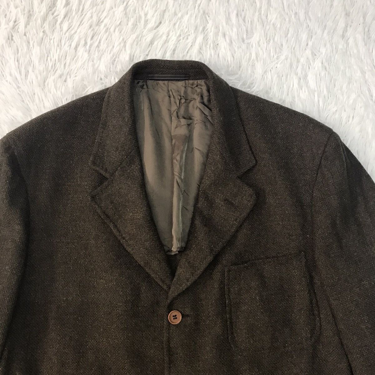 Alfred Dunhill Dunhill Alfred Dunhill Wool Jacket Made in Italy Size US M / EU 48-50 / 2 - 7 Thumbnail