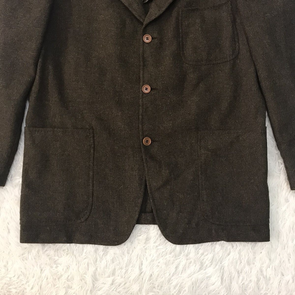 Alfred Dunhill Dunhill Alfred Dunhill Wool Jacket Made in Italy Size US M / EU 48-50 / 2 - 8 Thumbnail