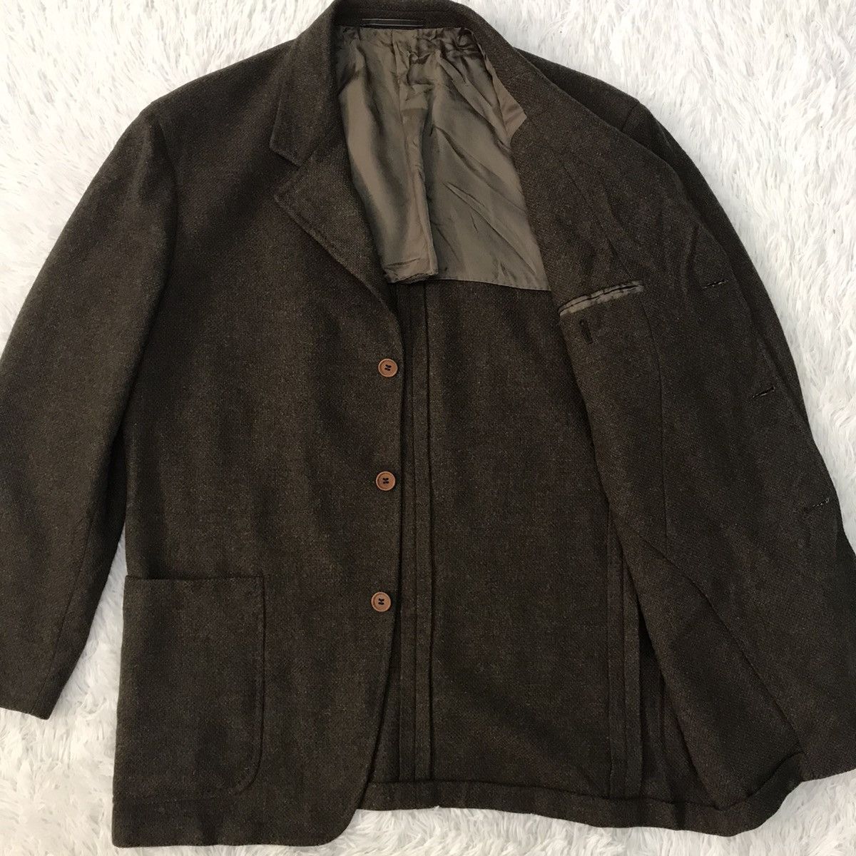 Alfred Dunhill Dunhill Alfred Dunhill Wool Jacket Made in Italy Size US M / EU 48-50 / 2 - 13 Thumbnail