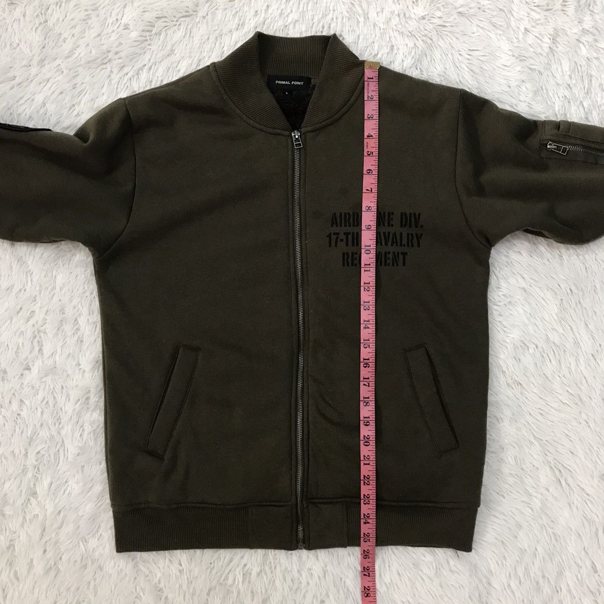 Japanese Brand Airborne Div Cavalry Regiment Jacket Inner Fleece Size US L / EU 52-54 / 3 - 21 Thumbnail