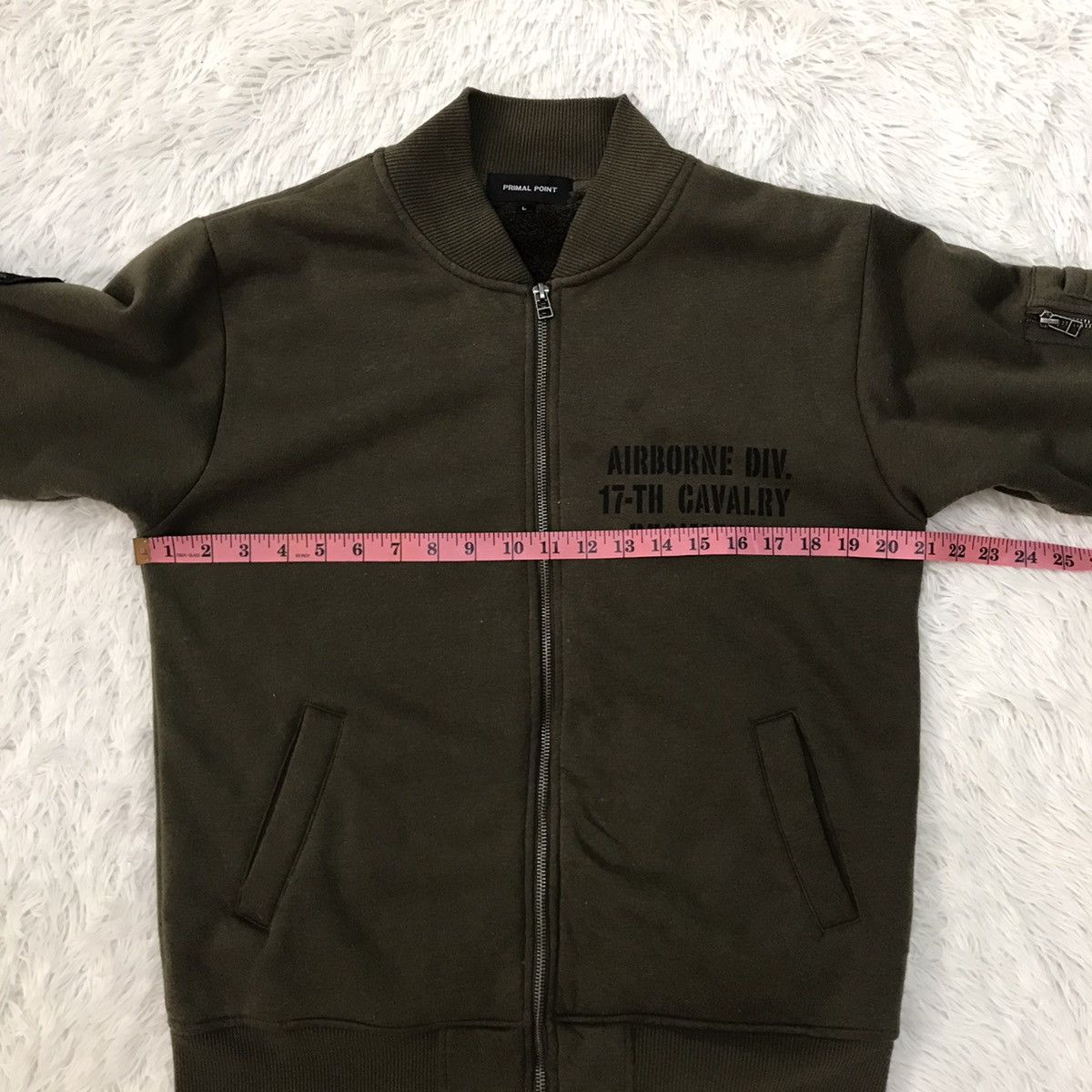 Japanese Brand Airborne Div Cavalry Regiment Jacket Inner Fleece Size US L / EU 52-54 / 3 - 20 Thumbnail