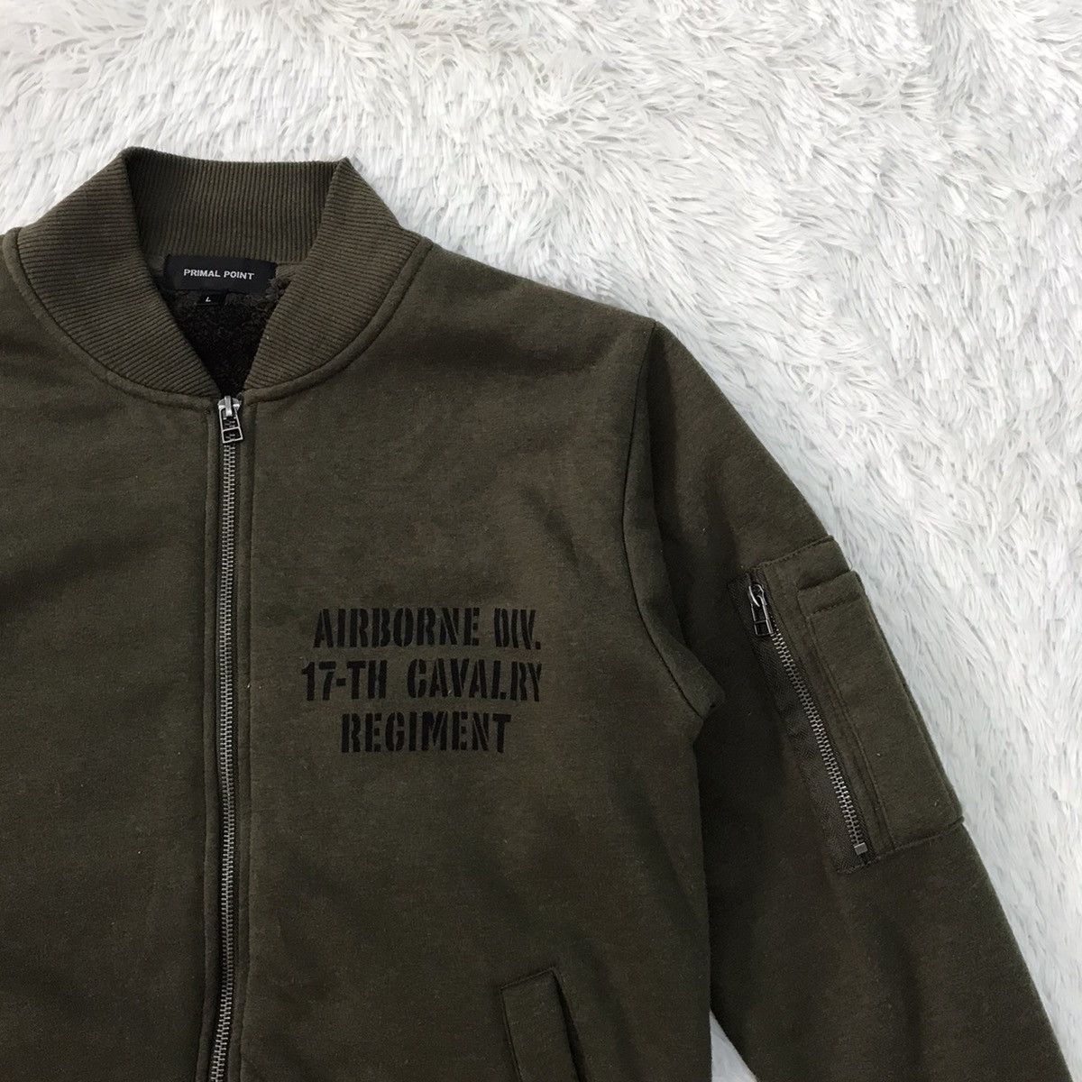 Japanese Brand Airborne Div Cavalry Regiment Jacket Inner Fleece Size US L / EU 52-54 / 3 - 4 Thumbnail