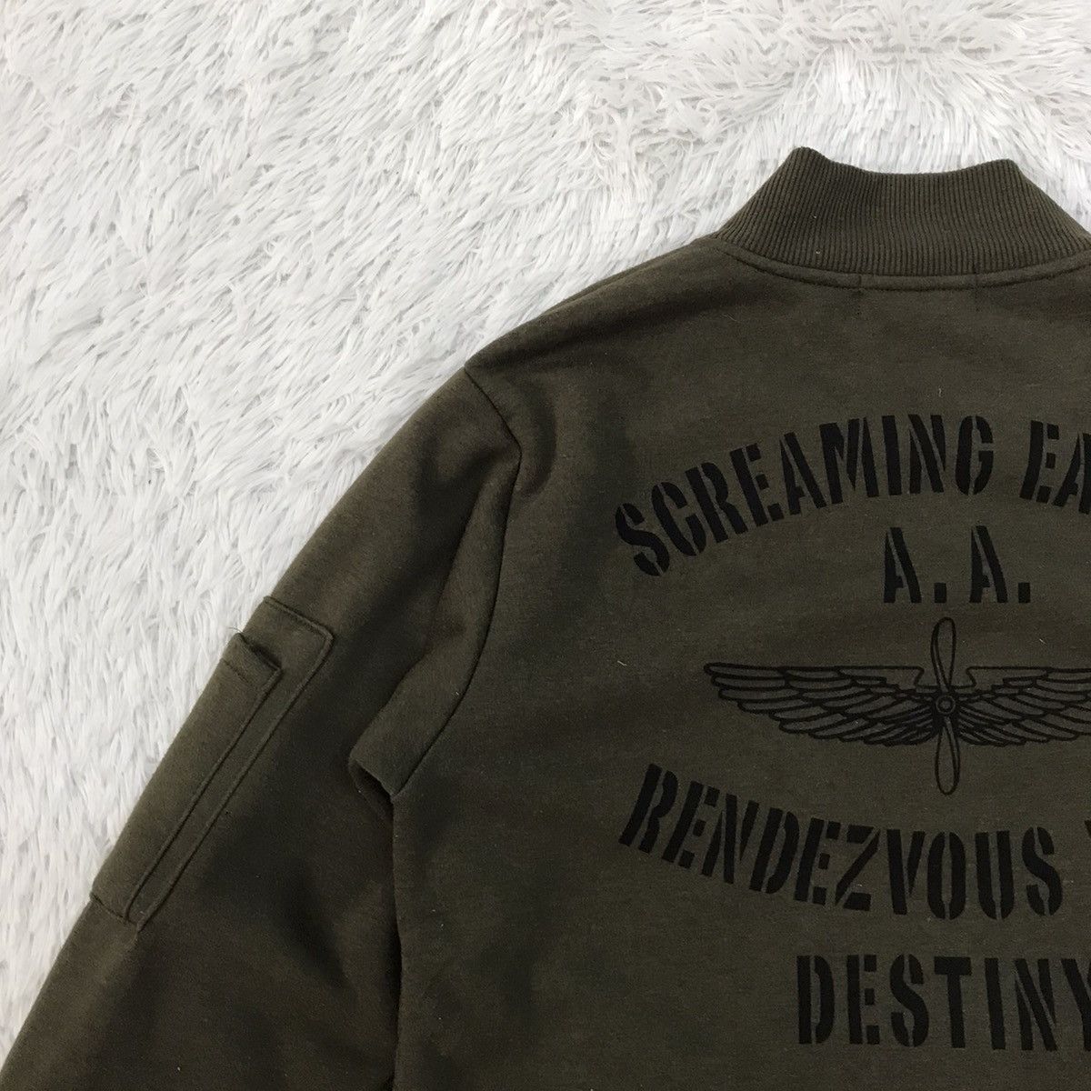 Japanese Brand Airborne Div Cavalry Regiment Jacket Inner Fleece Size US L / EU 52-54 / 3 - 10 Thumbnail