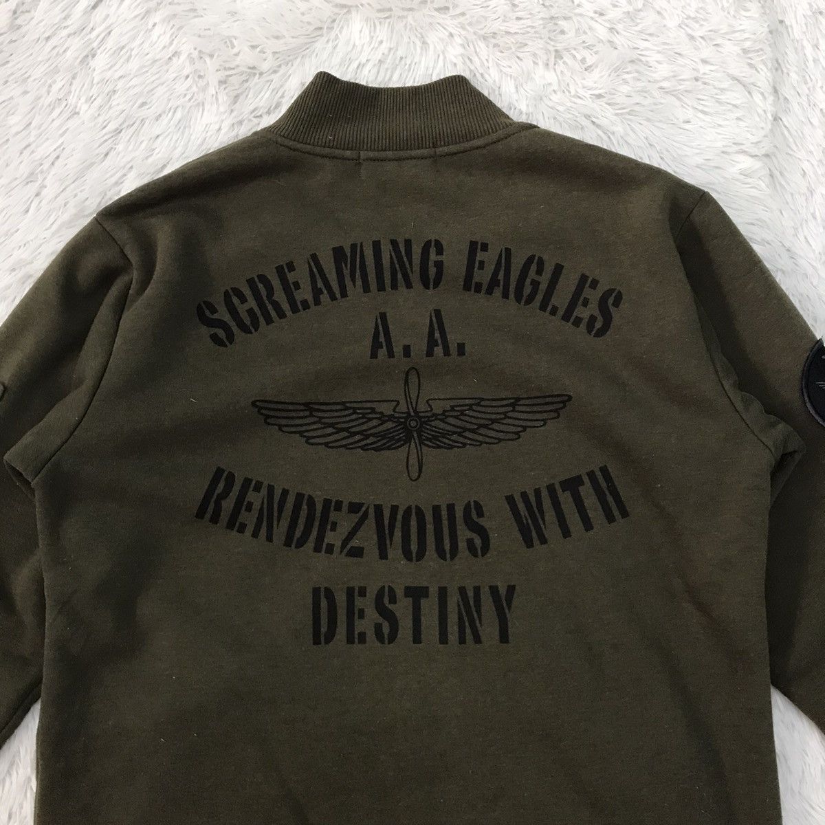 Japanese Brand Airborne Div Cavalry Regiment Jacket Inner Fleece Size US L / EU 52-54 / 3 - 14 Thumbnail