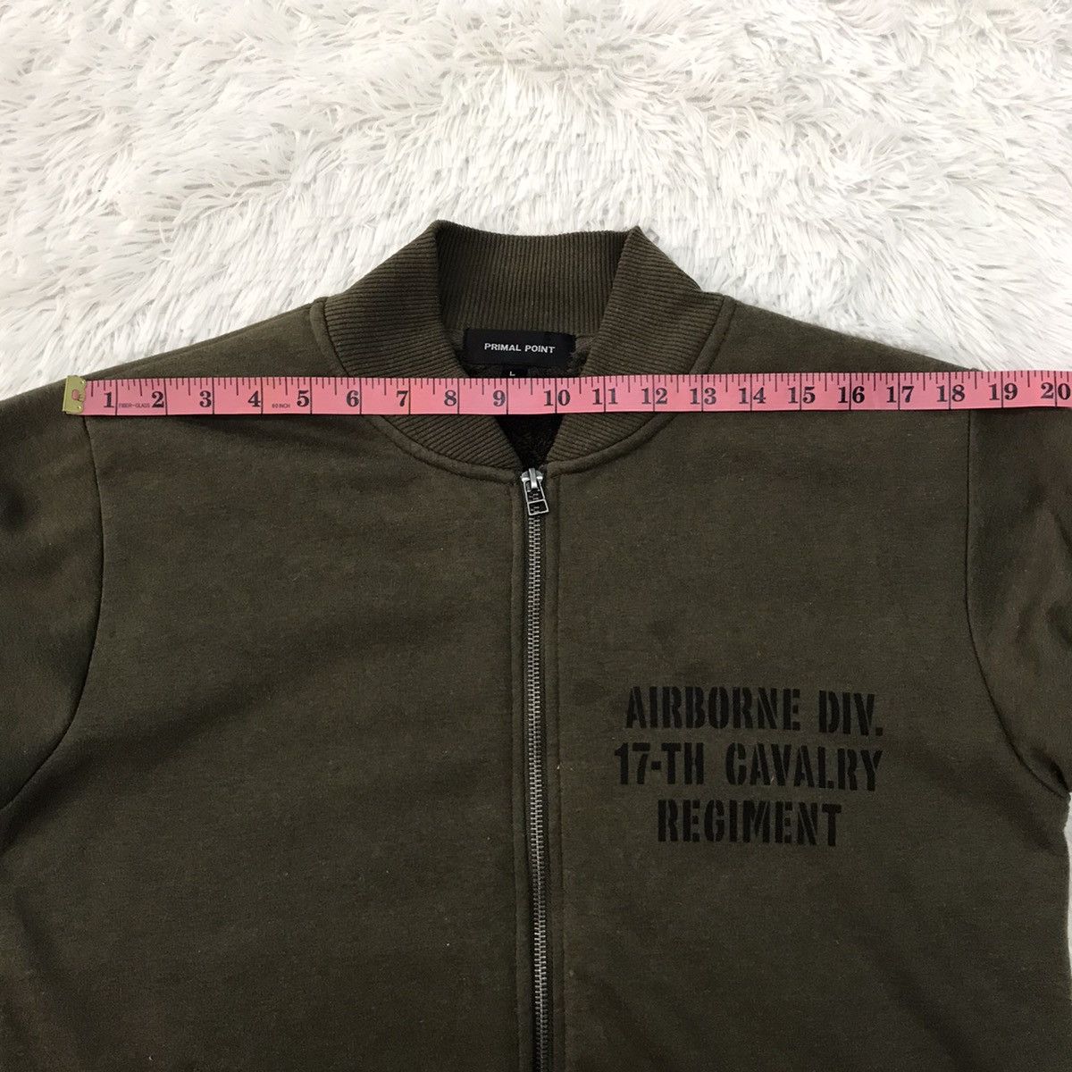 Japanese Brand Airborne Div Cavalry Regiment Jacket Inner Fleece Size US L / EU 52-54 / 3 - 22 Thumbnail