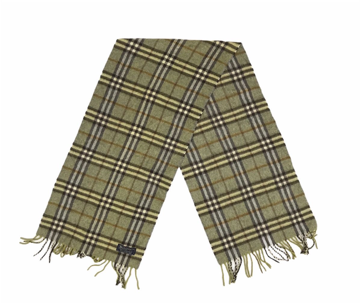 Burberry BURBERRY London Nova Check Monogram Muffler Scarf Cashmere Size ONE SIZE - 2 Thumbnail