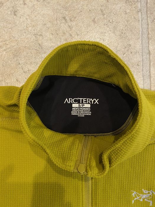 Arc'Teryx Arcteryx Burnt Yellow Delta LT Quarter Zip Polartec Fleece ...