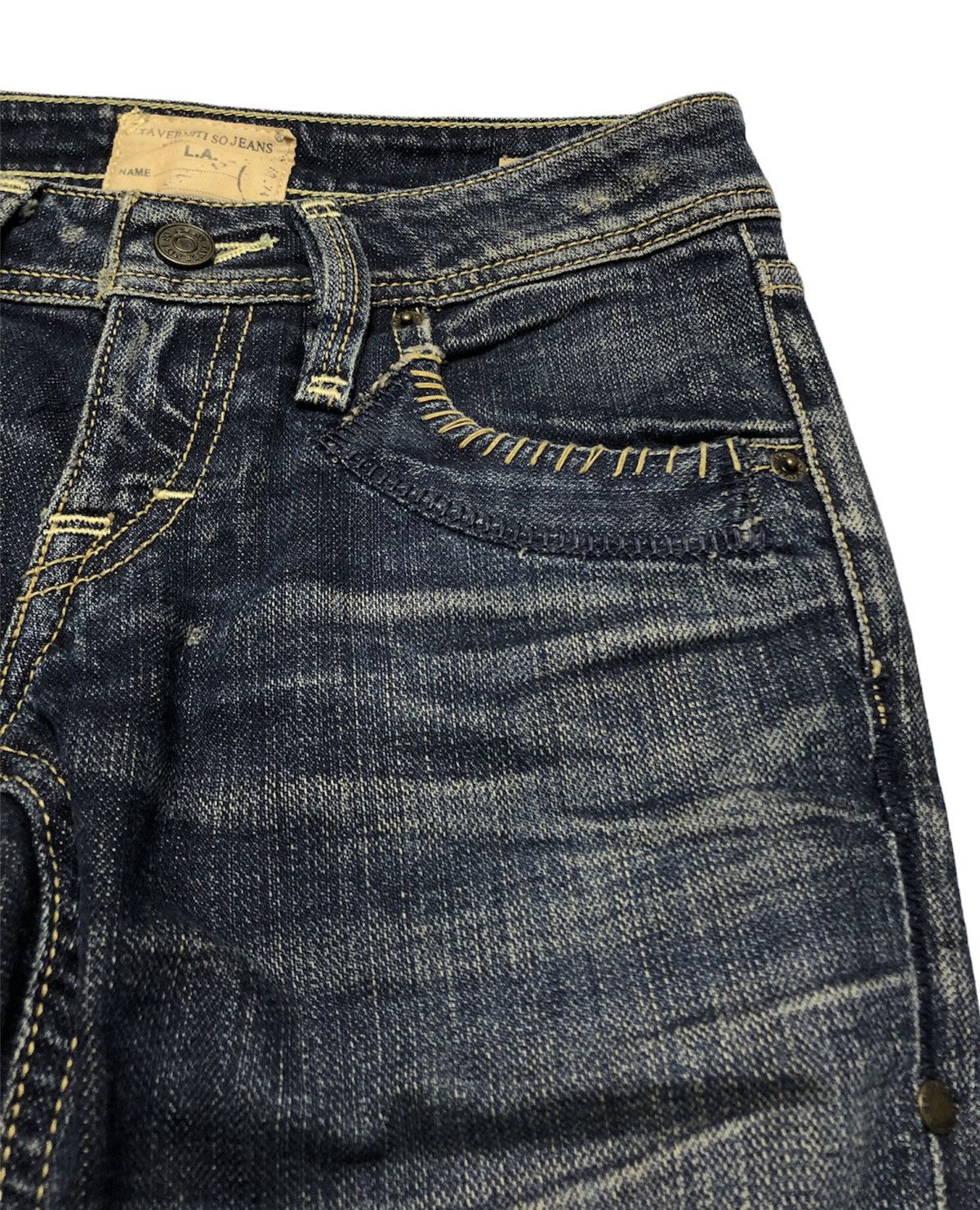 If Six Was Nine Taverniti So Jeans Flare Denim Pants Size US 26 / EU 42 - 9 Thumbnail