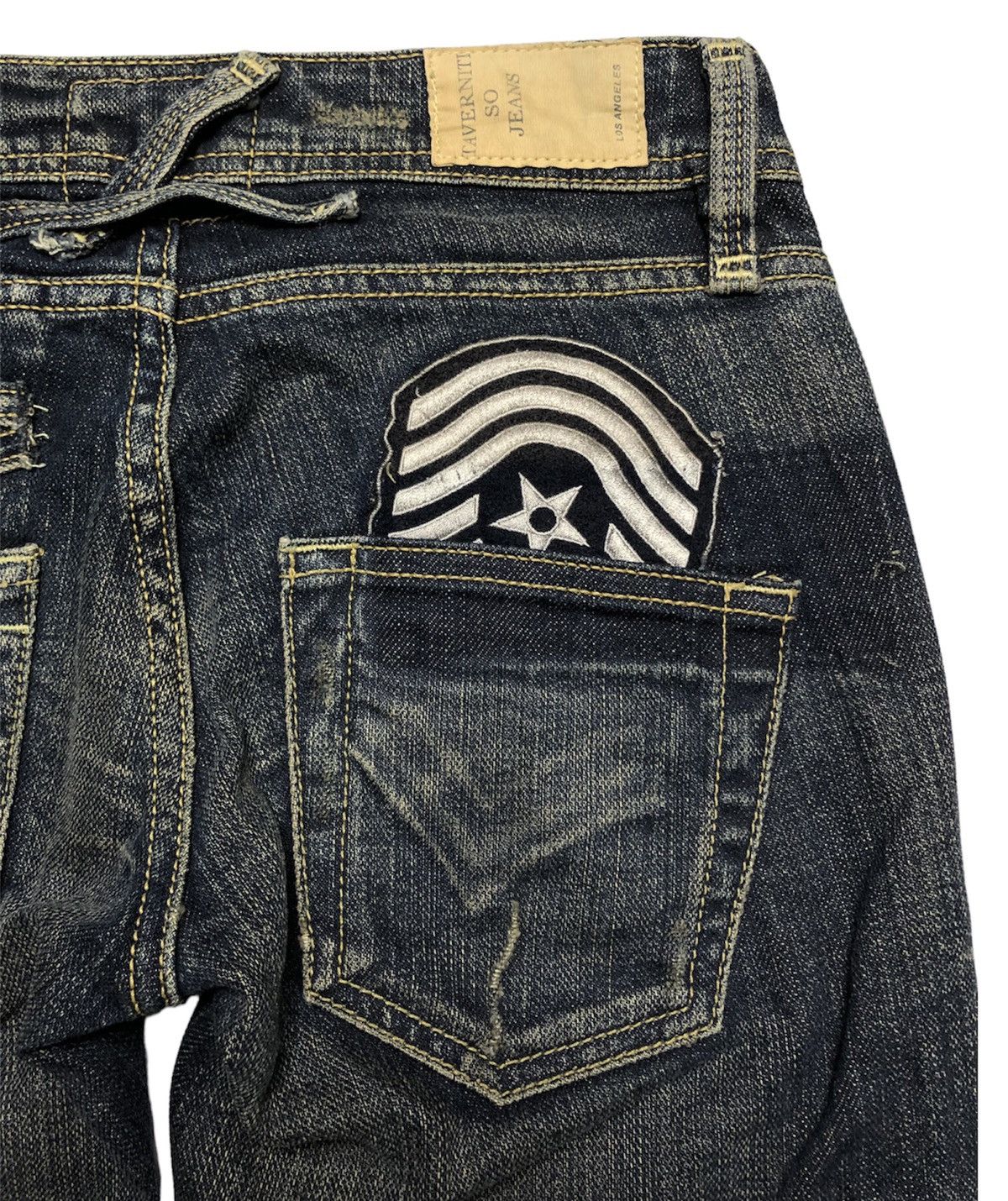 If Six Was Nine Taverniti So Jeans Flare Denim Pants Size US 26 / EU 42 - 12 Thumbnail