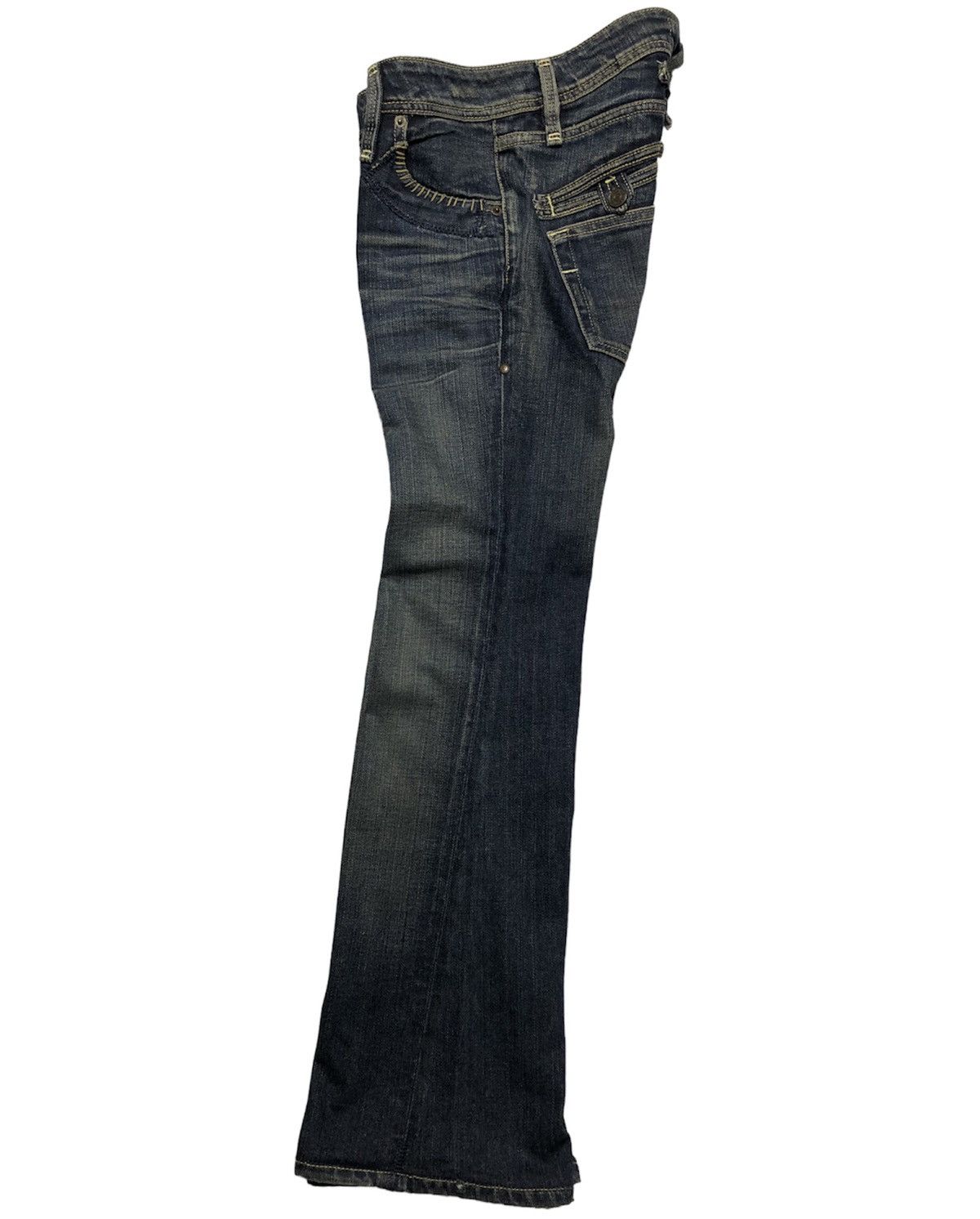If Six Was Nine Taverniti So Jeans Flare Denim Pants Size US 26 / EU 42 - 3 Thumbnail