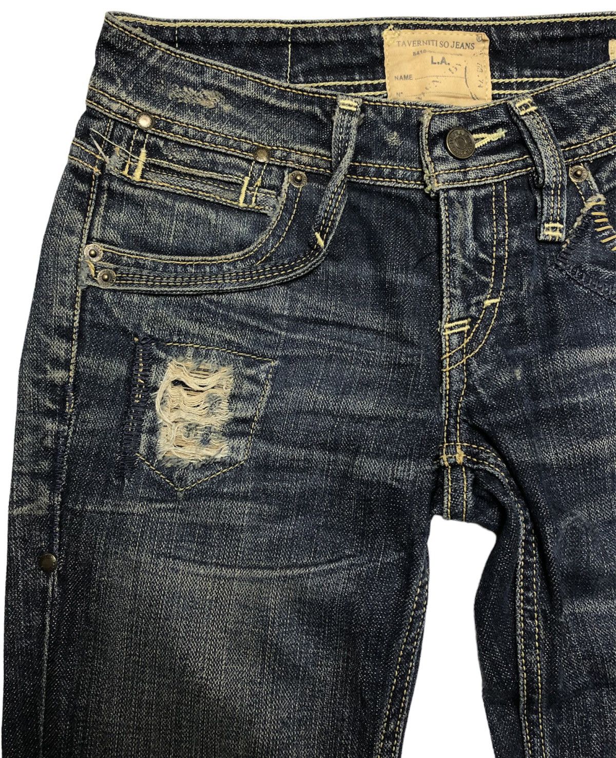 If Six Was Nine Taverniti So Jeans Flare Denim Pants Size US 26 / EU 42 - 7 Thumbnail