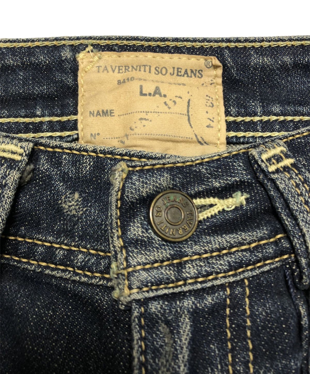 If Six Was Nine Taverniti So Jeans Flare Denim Pants Size US 26 / EU 42 - 14 Thumbnail