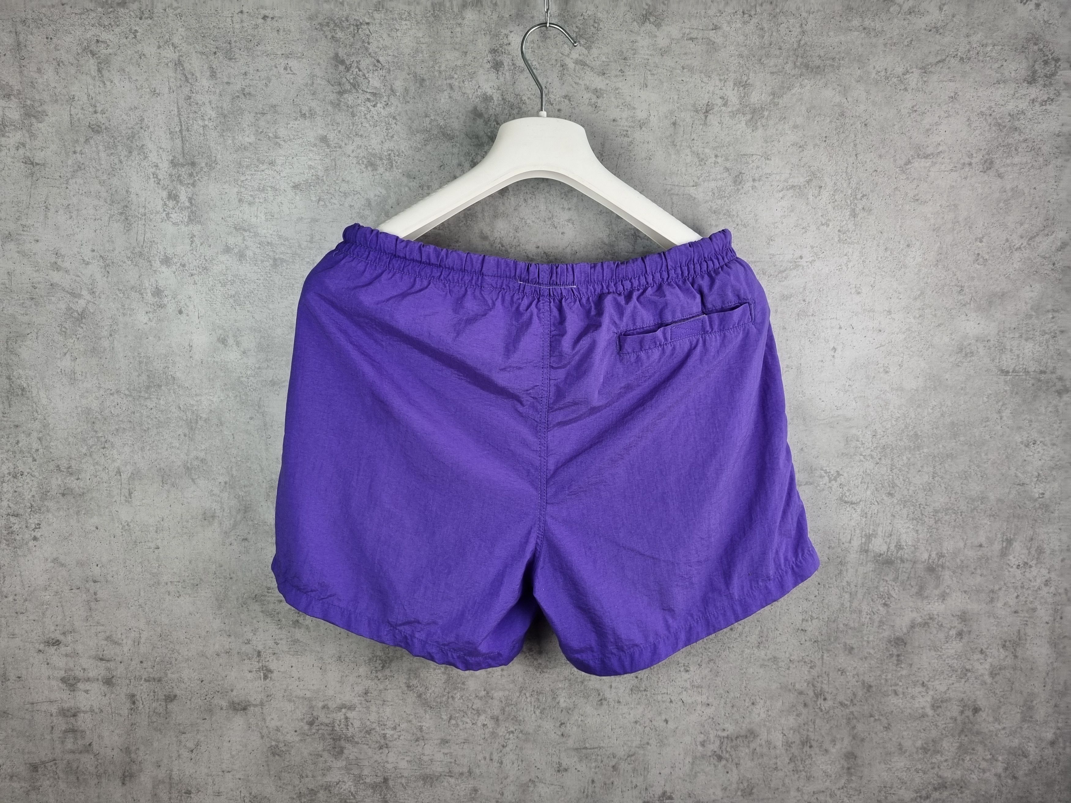 Lacoste × Vintage 80s Rare LACOSTE Izod Vintage Purple Shorts Nylon Tyler Size US 32 / EU 48 - 10 Thumbnail