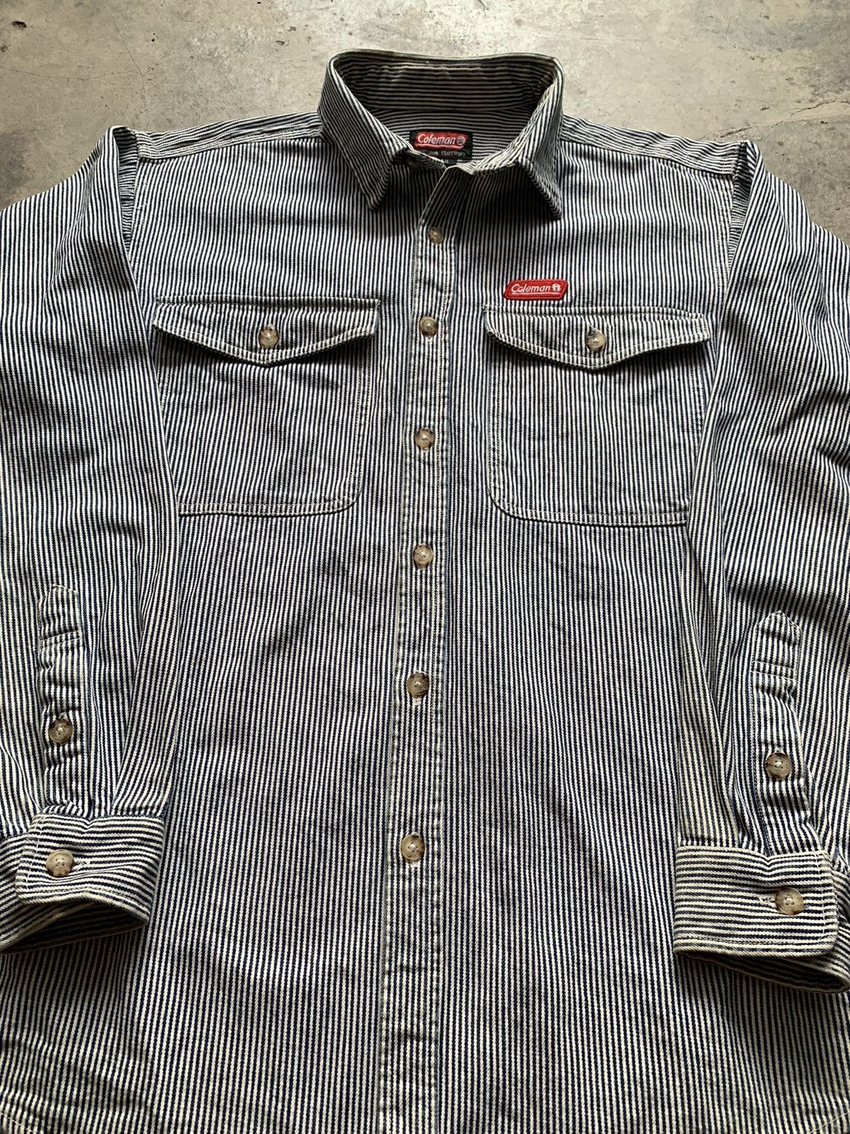Coleman Coleman Hickory Shirt Long Sleeve Rare Size US M / EU 48-50 / 2 - 2 Thumbnail