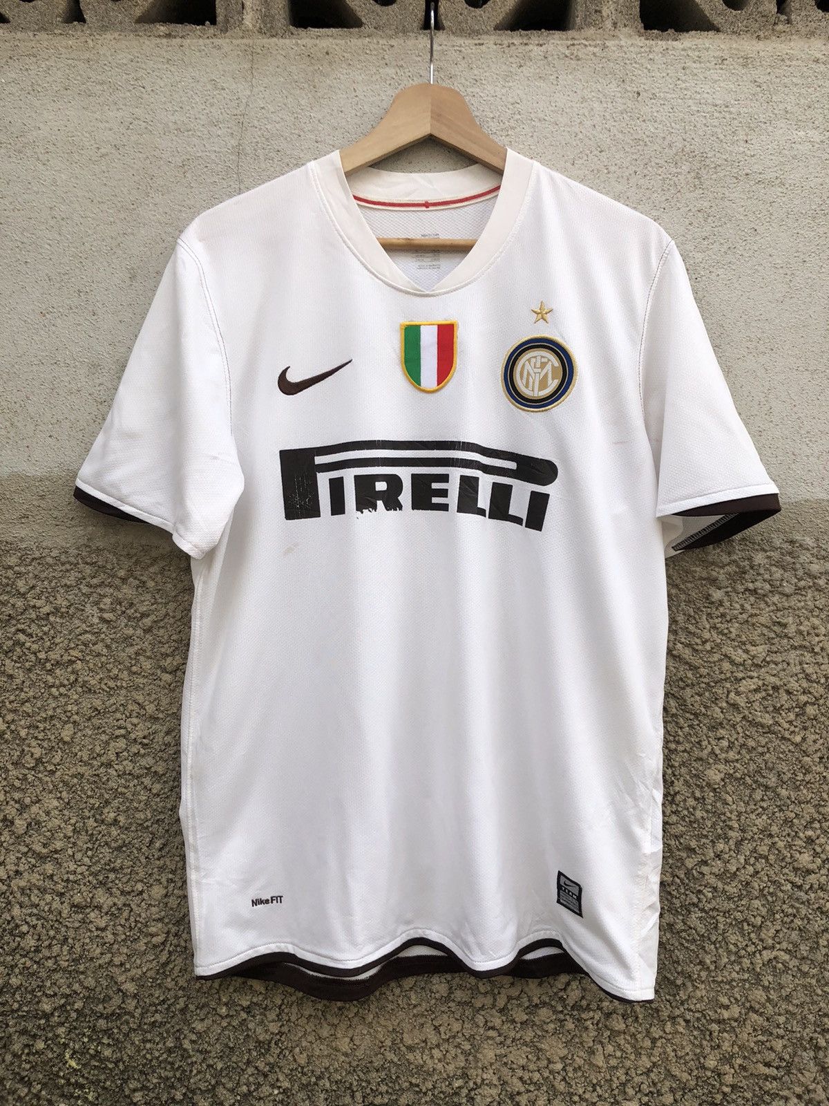 Nike × Vintage Vintage Inter Milan 08/09 Away Jersey Nike #7 Luis Figo Size US M / EU 48-50 / 2 - 1 Thumbnail