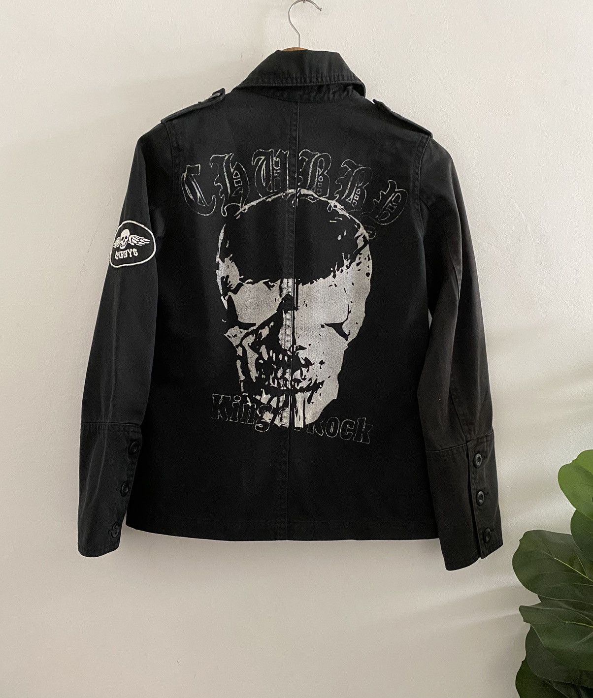 Hysteric Glamour CHUBBYGANG 🇯🇵 Jacket Skull Military Mastermind design Size US M / EU 48-50 / 2 - 19 Thumbnail