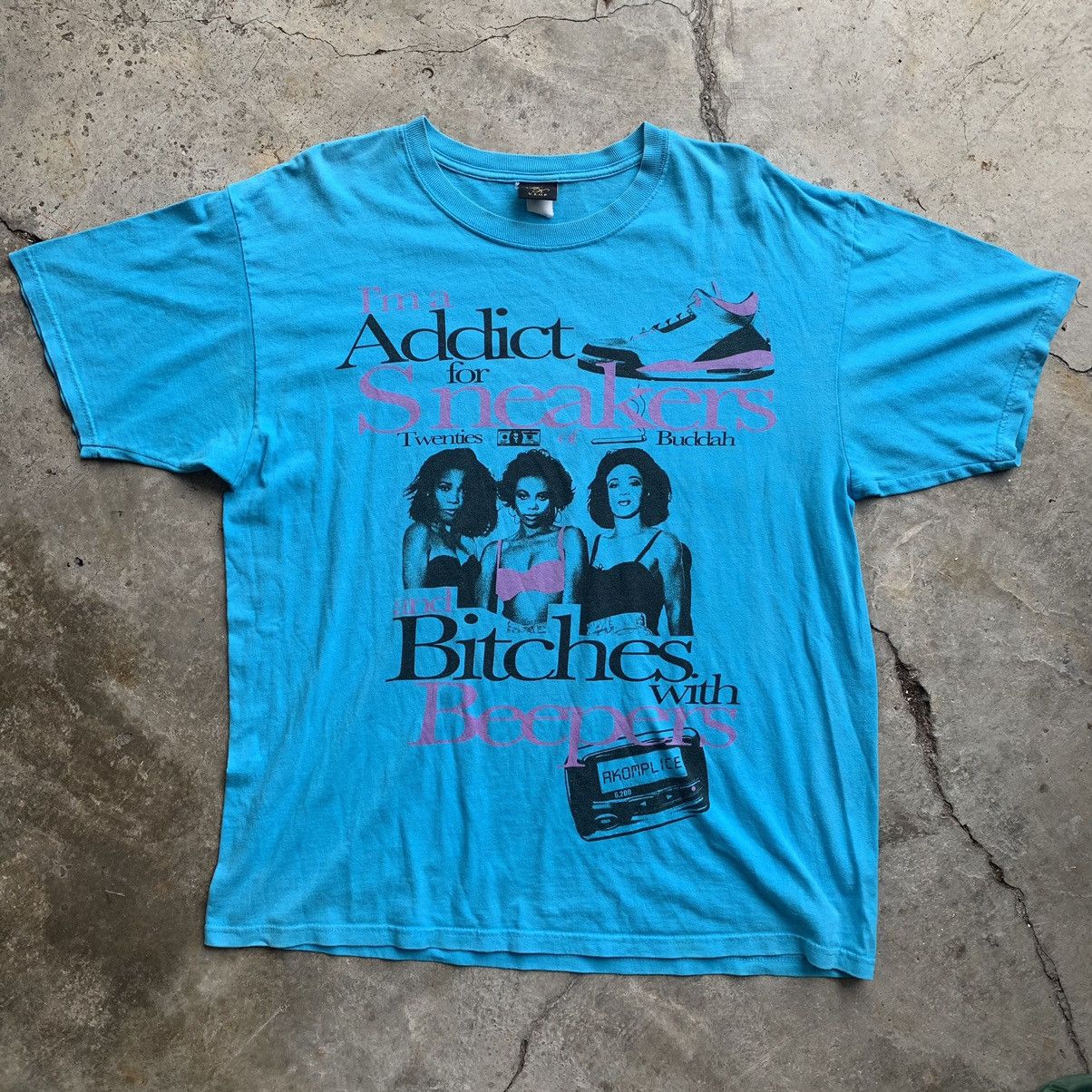 Japanese Brand Sneakers addict printed tshirt tee Size US L / EU 52-54 / 3 - 5 Thumbnail